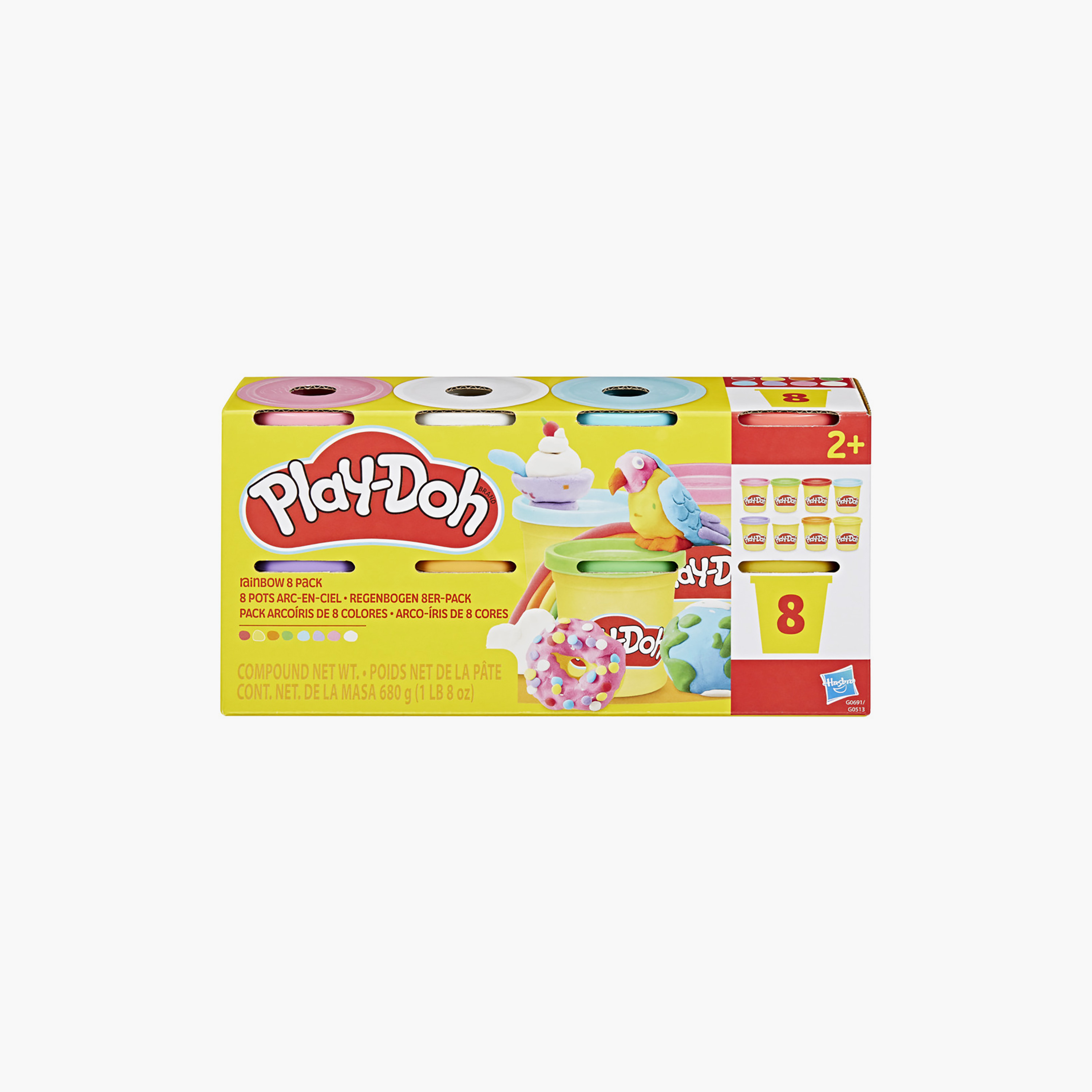 Play-Doh 8-Piece Rainbow Pack Clay-toys-educational-doughtoys-image-8