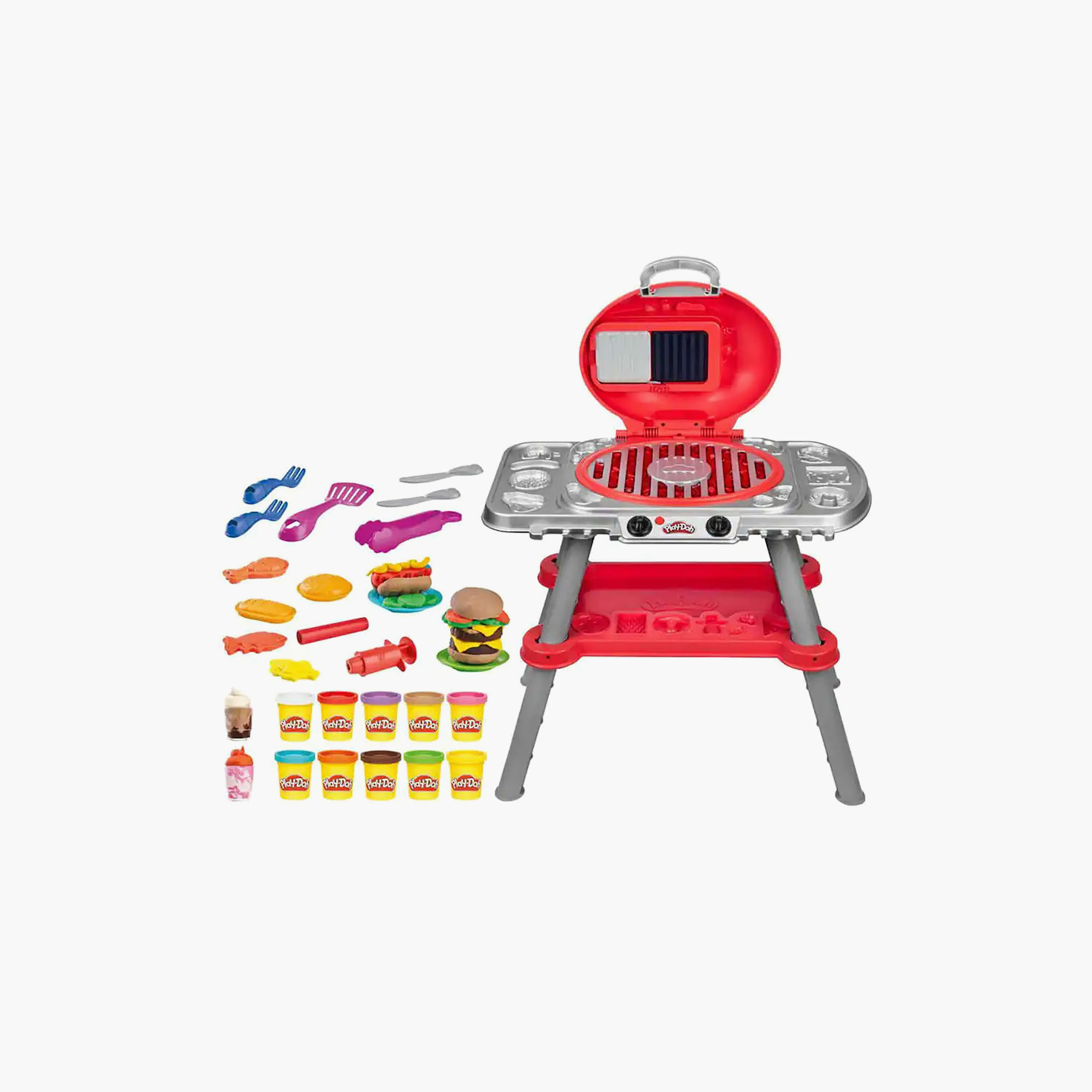 مجموعة شواء بلاي دو سيزلينج جريل من هاسبرو-toys-educational-doughtoys-image-1
