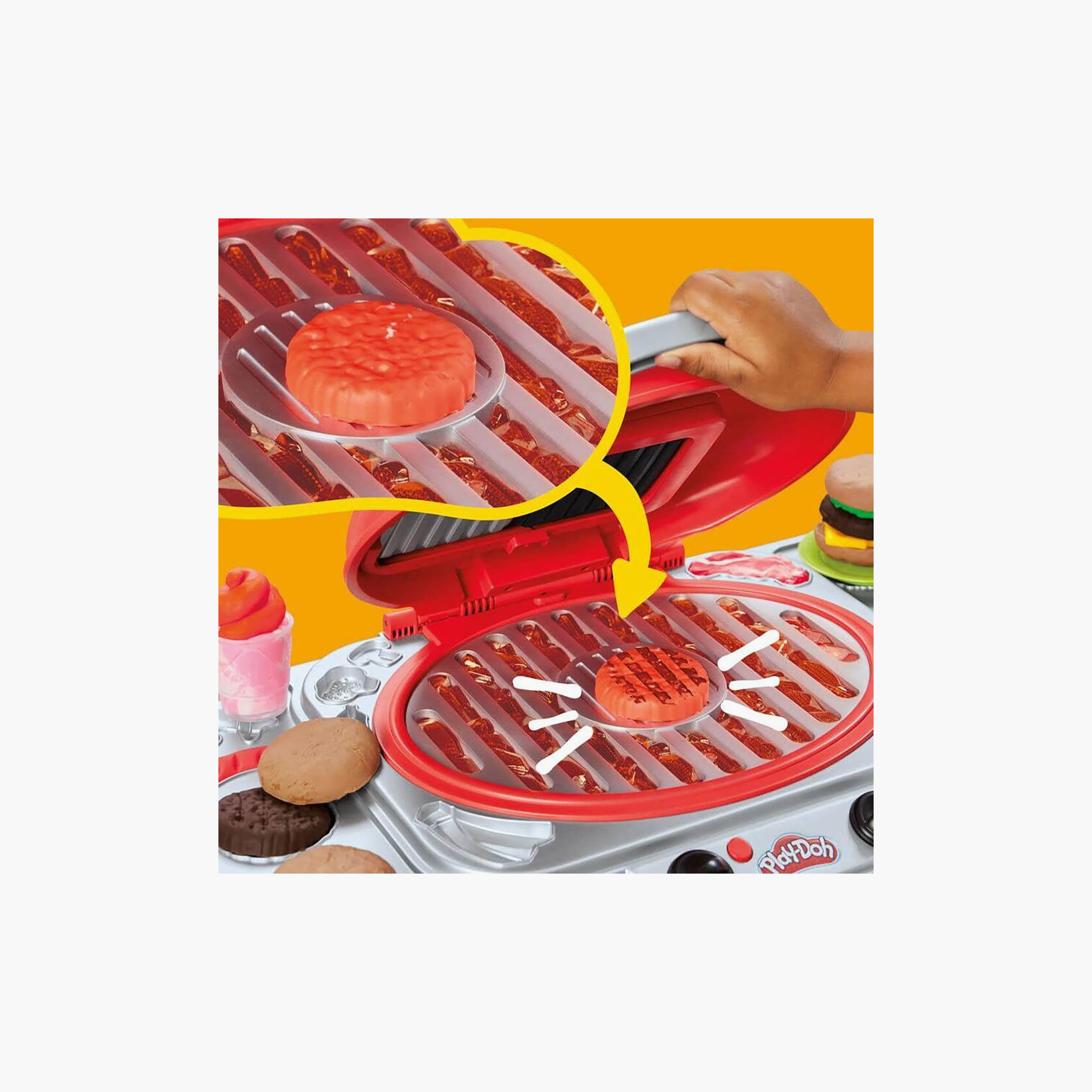 مجموعة شواء بلاي دو سيزلينج جريل من هاسبرو-toys-educational-doughtoys-image-2