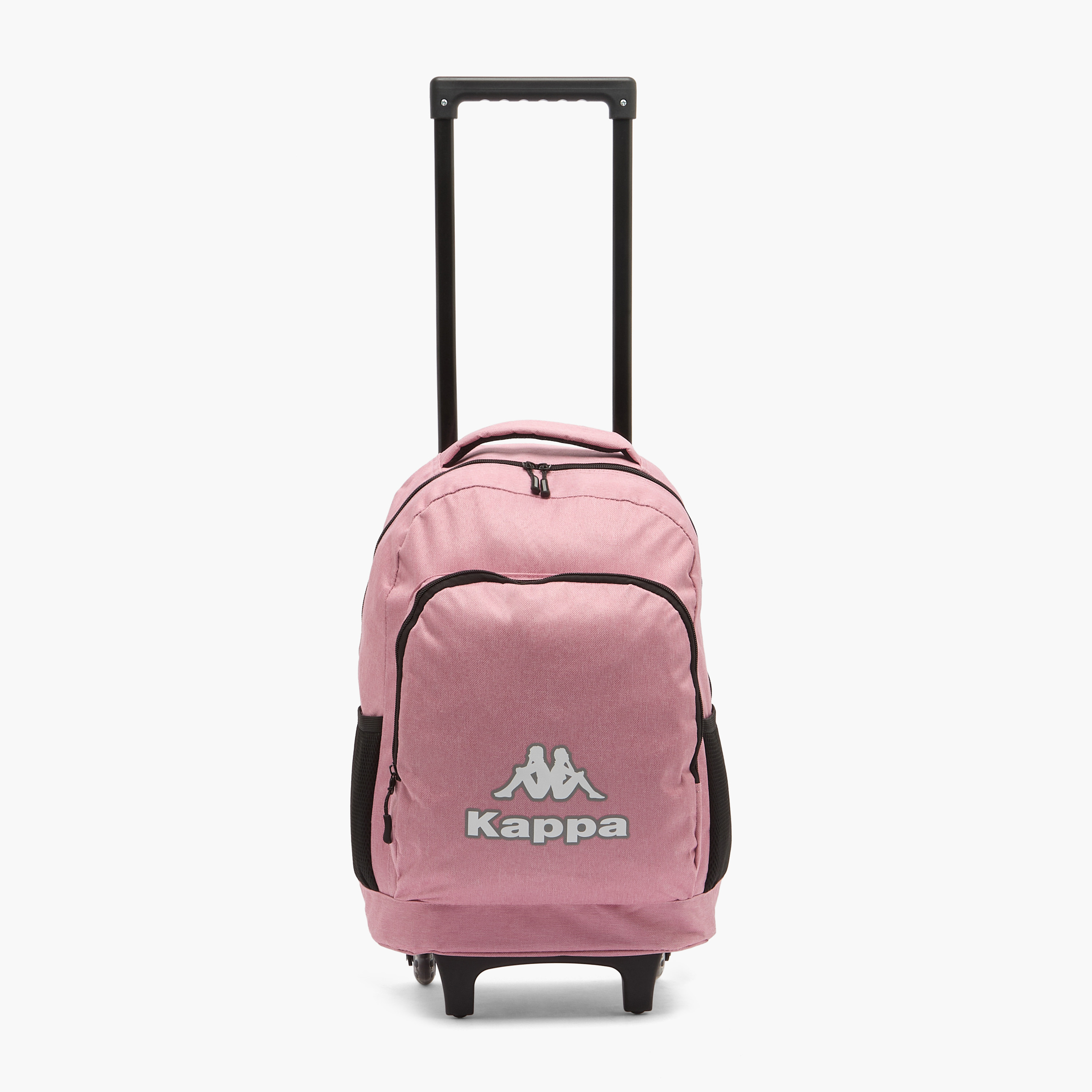 Kappa Logo Print 3-Piece School Trolley Bag Set for Kids 13 Years+ with Lunch Bag and Pencil Pouch-school-bagsandbackpacks-trolleybags-image-3