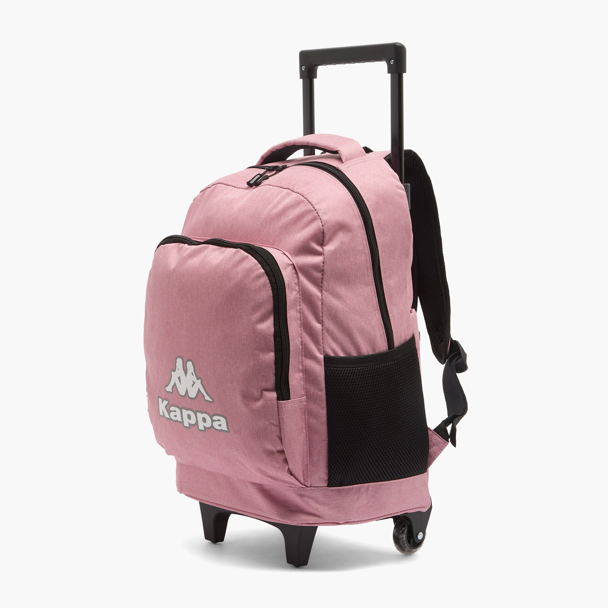 Kappa Logo Print 3-Piece School Trolley Bag Set for Kids 13 Years+ with Lunch Bag and Pencil Pouch-school-bagsandbackpacks-trolleybags-image-4