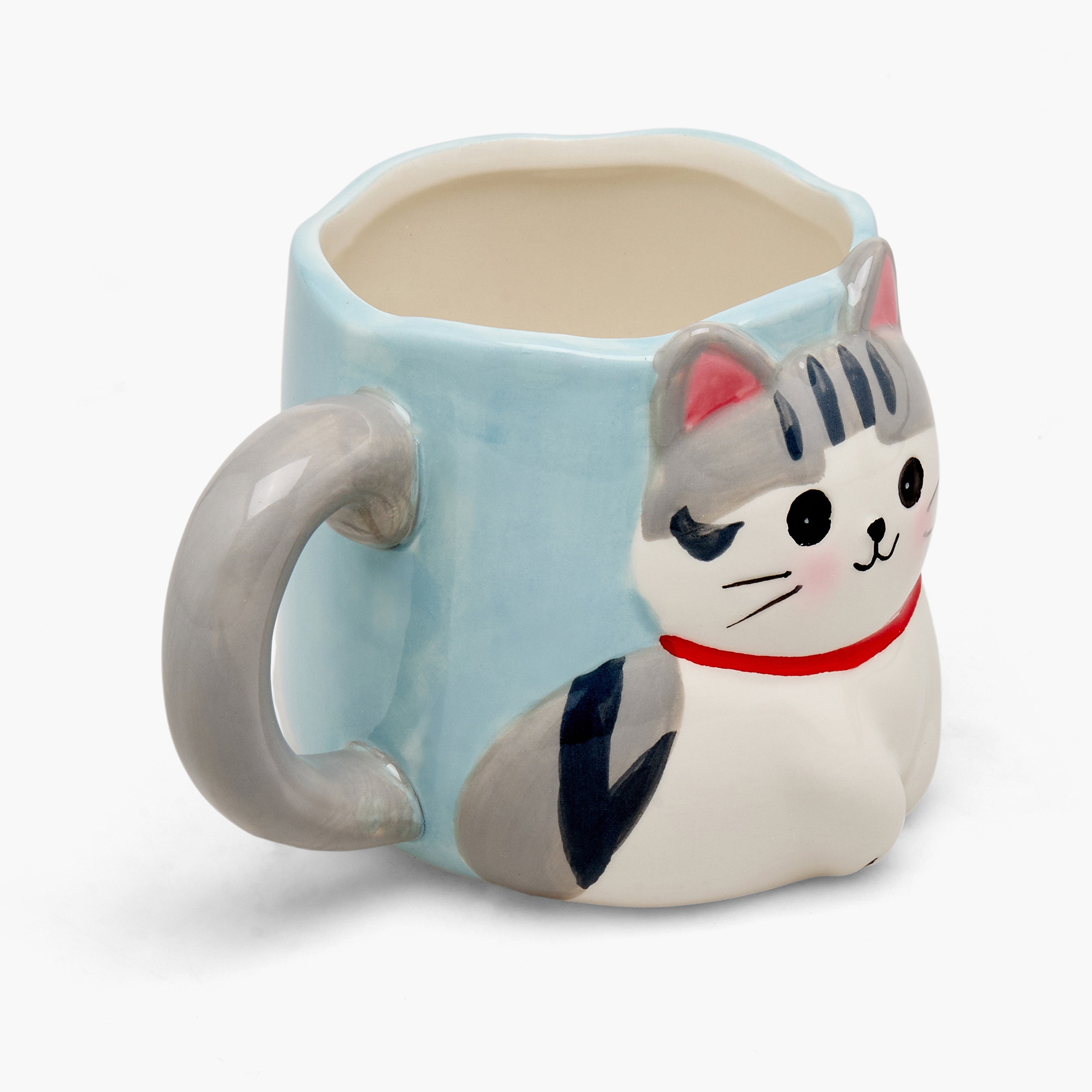 3D Cat Ceramic Mug - 400 ml-household-dining-teaandcoffee-mugsandcups-image-2