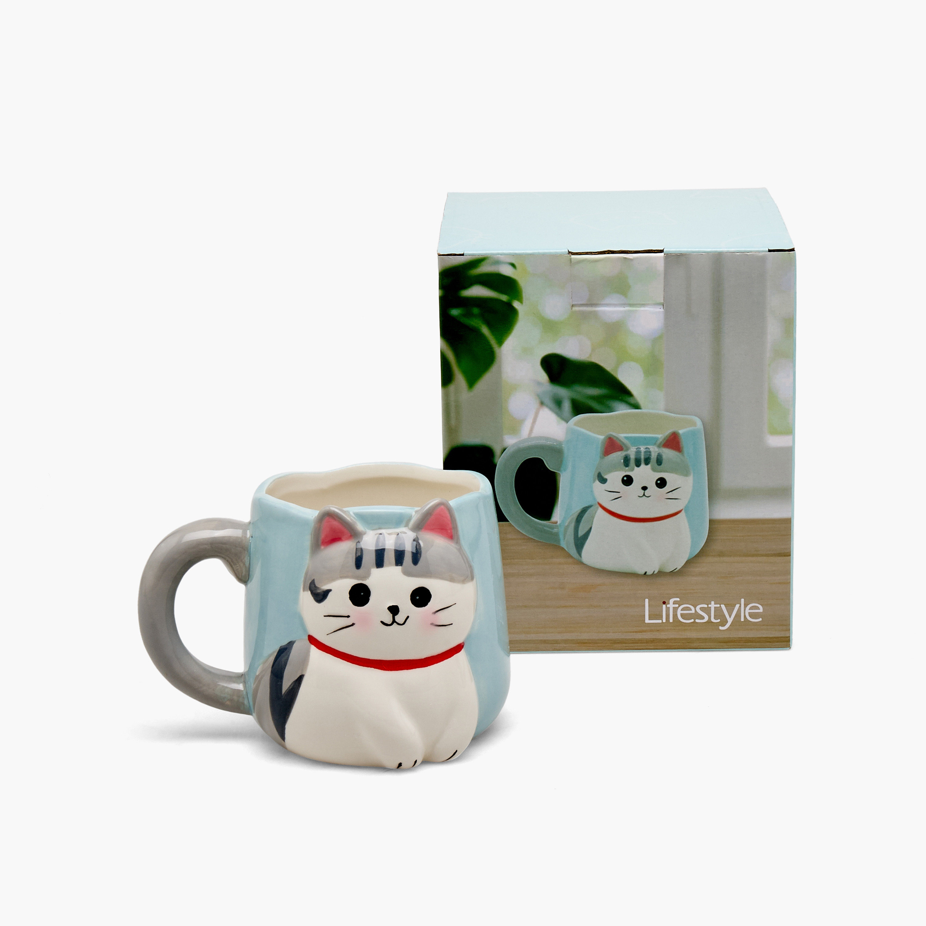 3D Cat Ceramic Mug - 400 ml-household-dining-teaandcoffee-mugsandcups-image-5