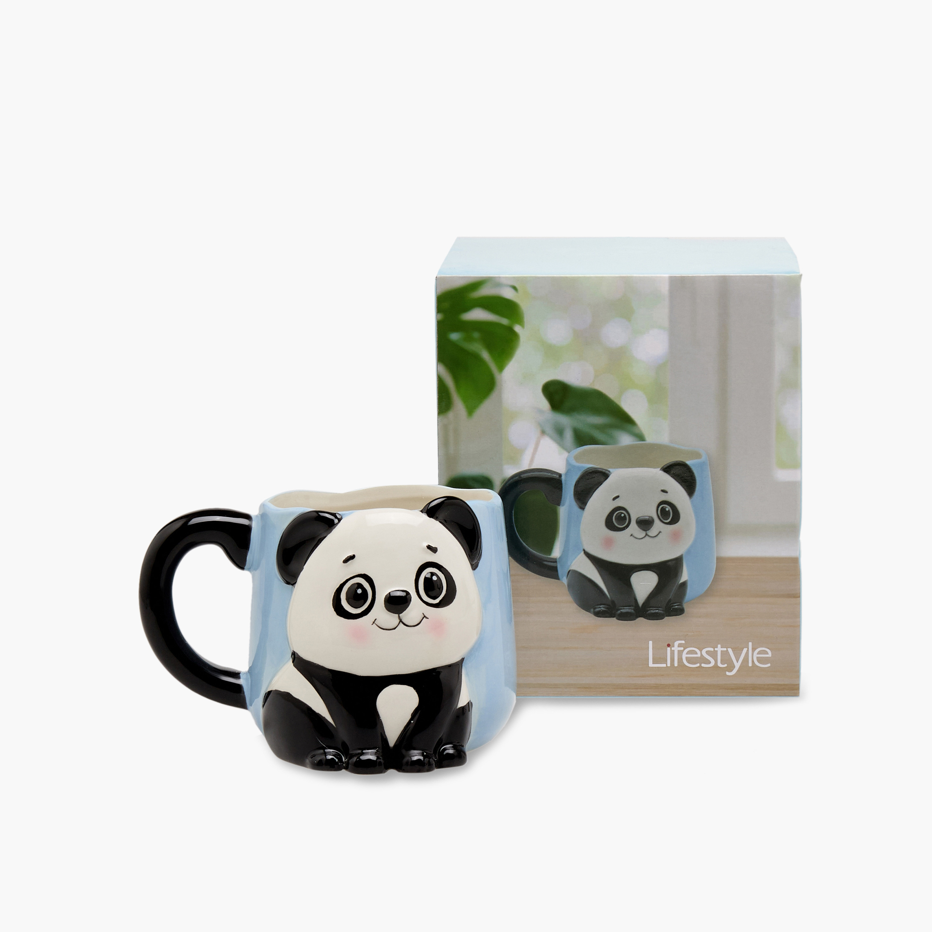 Panda Ceramic Mug with Gloss Finish - 400 ml-household-dining-teaandcoffee-mugsandcups-image-5