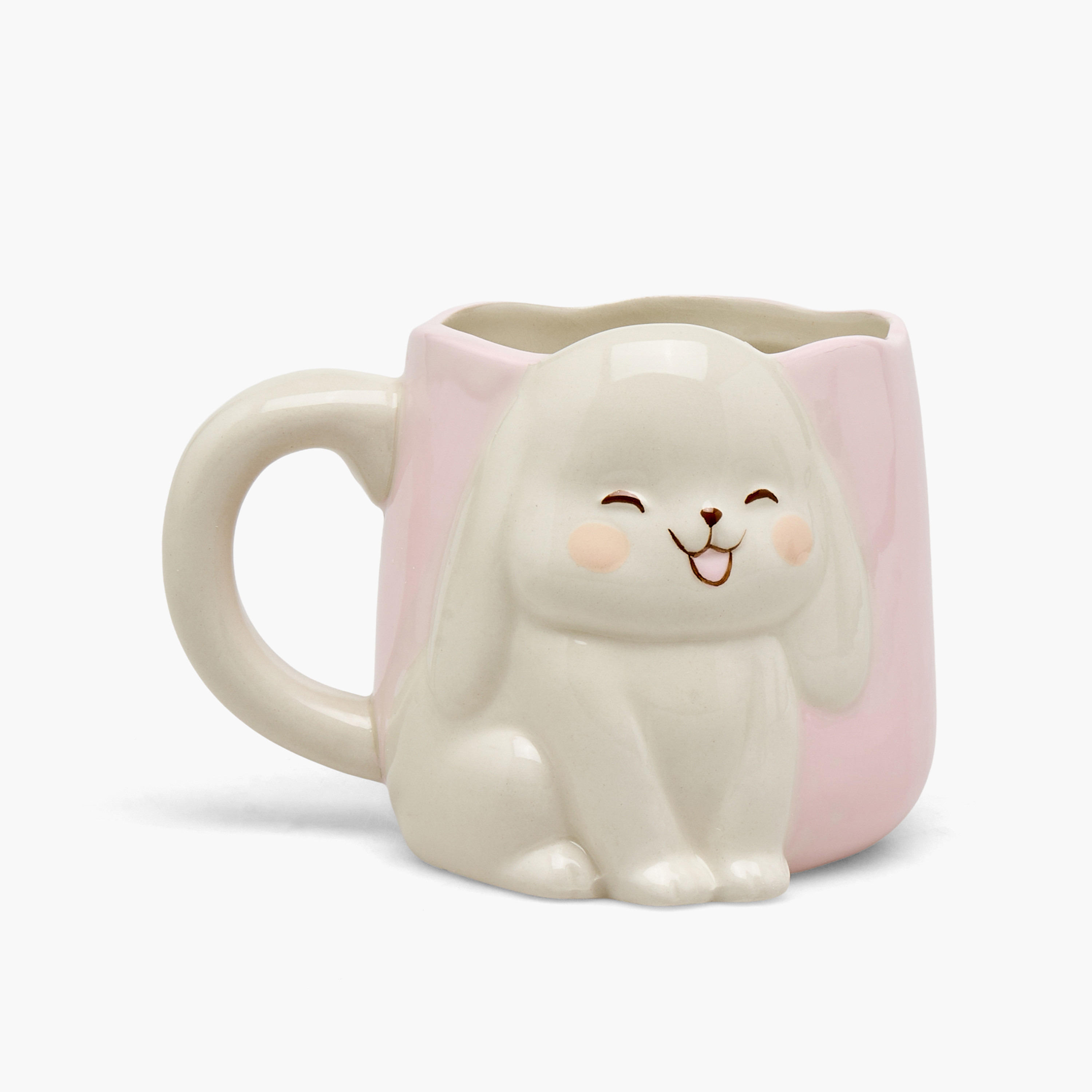 Rabbit Ceramic Mug with Gloss Finish - 400 ml-household-dining-teaandcoffee-mugsandcups-image-1