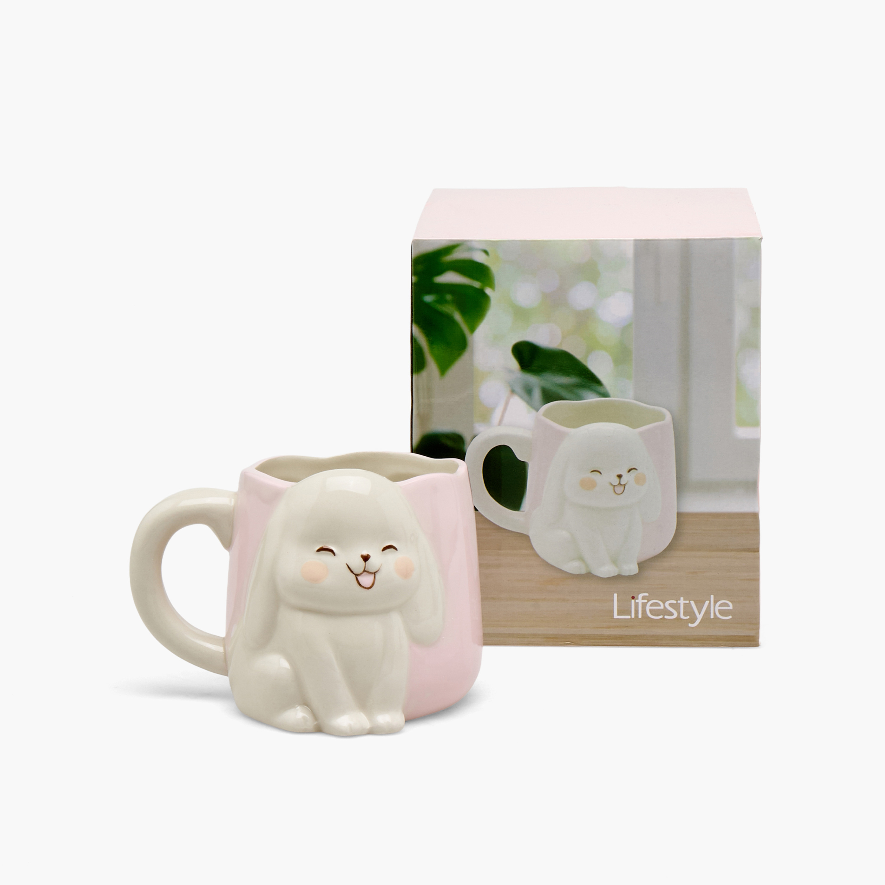 Rabbit Ceramic Mug with Gloss Finish - 400 ml-household-dining-teaandcoffee-mugsandcups-image-5