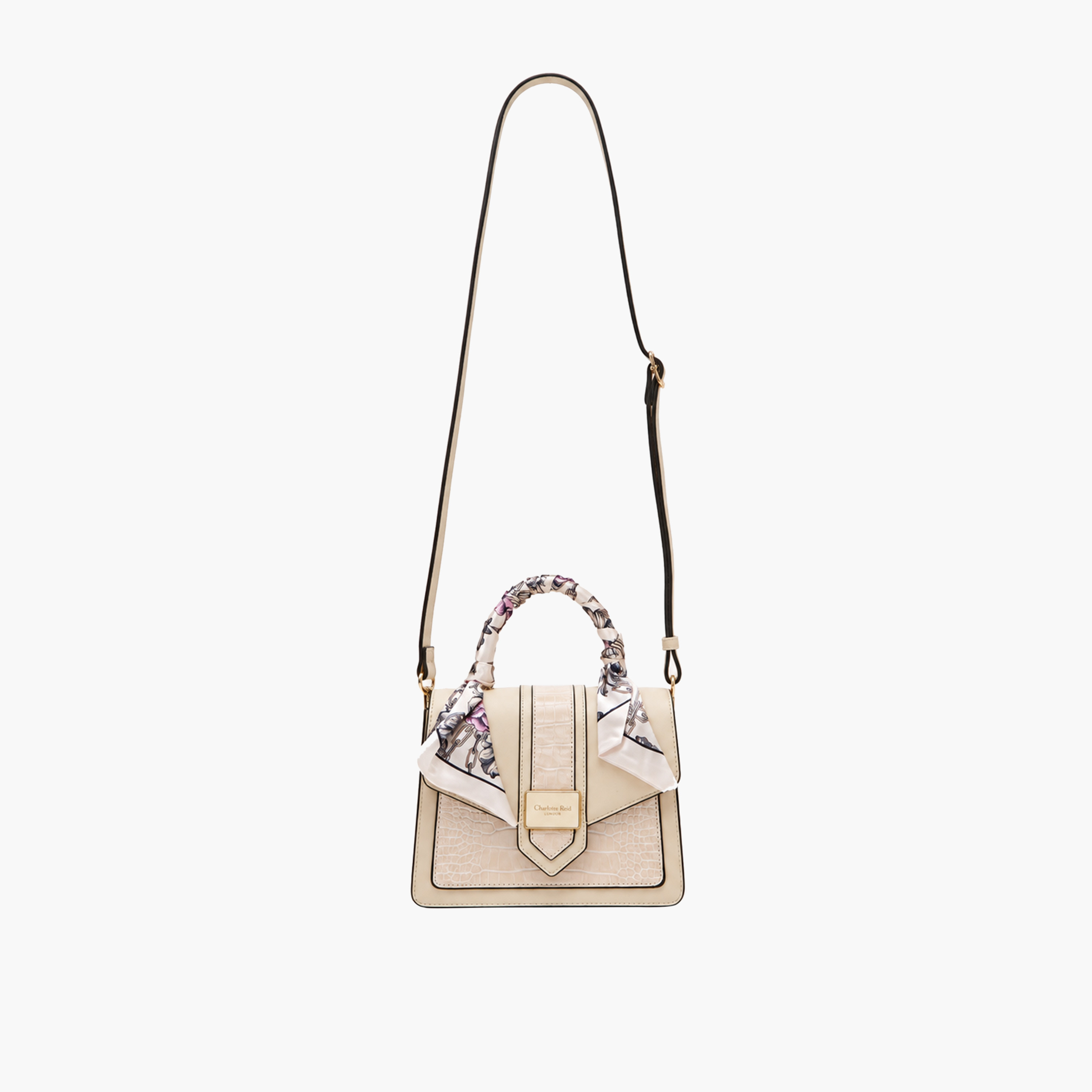 Charlotte Reid Textured Crossbody Bag with Scarf-women-bagsandwallets-handbags-image-2