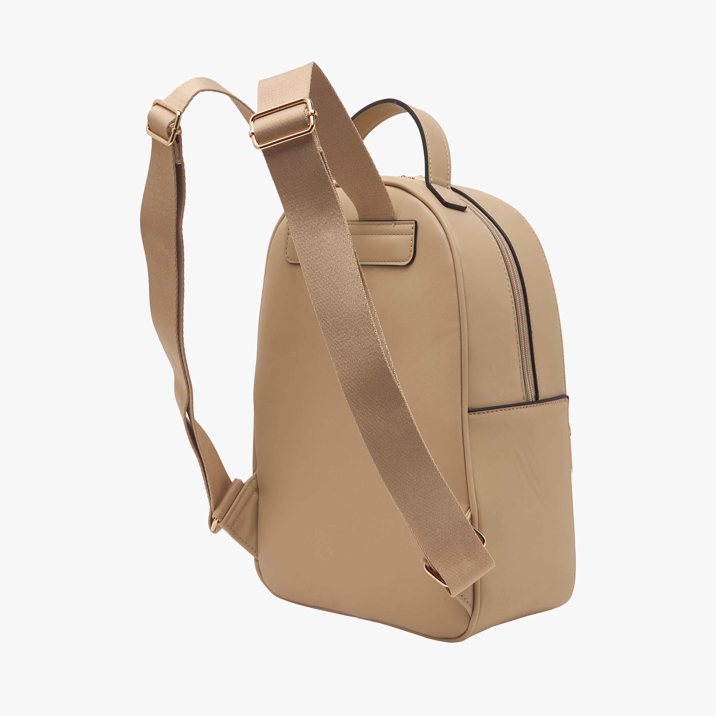 Charlotte Reid Geometric Print Backpack with Adjustable Shoulder Straps-women-bagsandwallets-backpacks-image-4