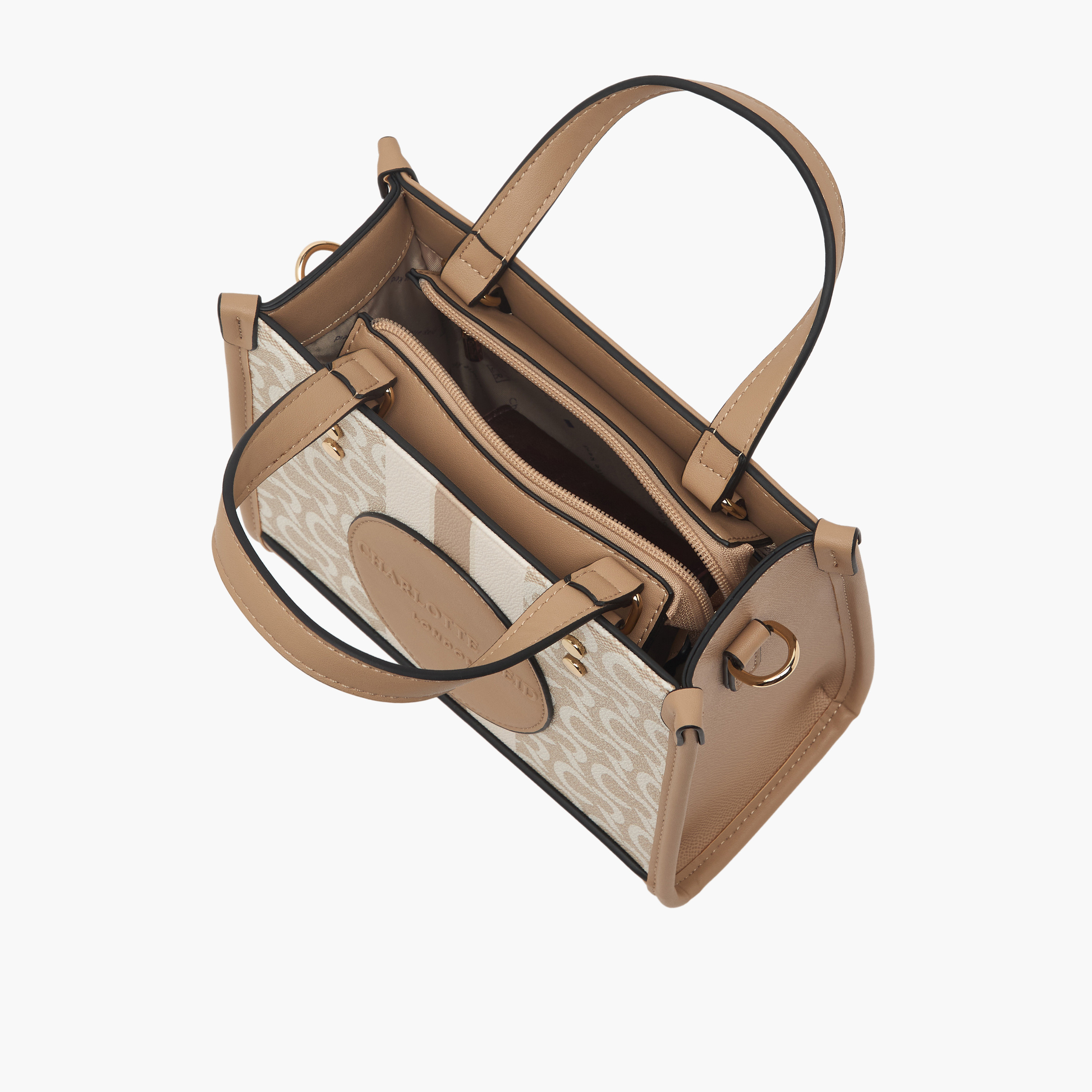 شنطة توت بطبعات مونوجرام وبحزام قابل للفصل من شارلوت ريد-women-bagsandwallets-handbags-image-8