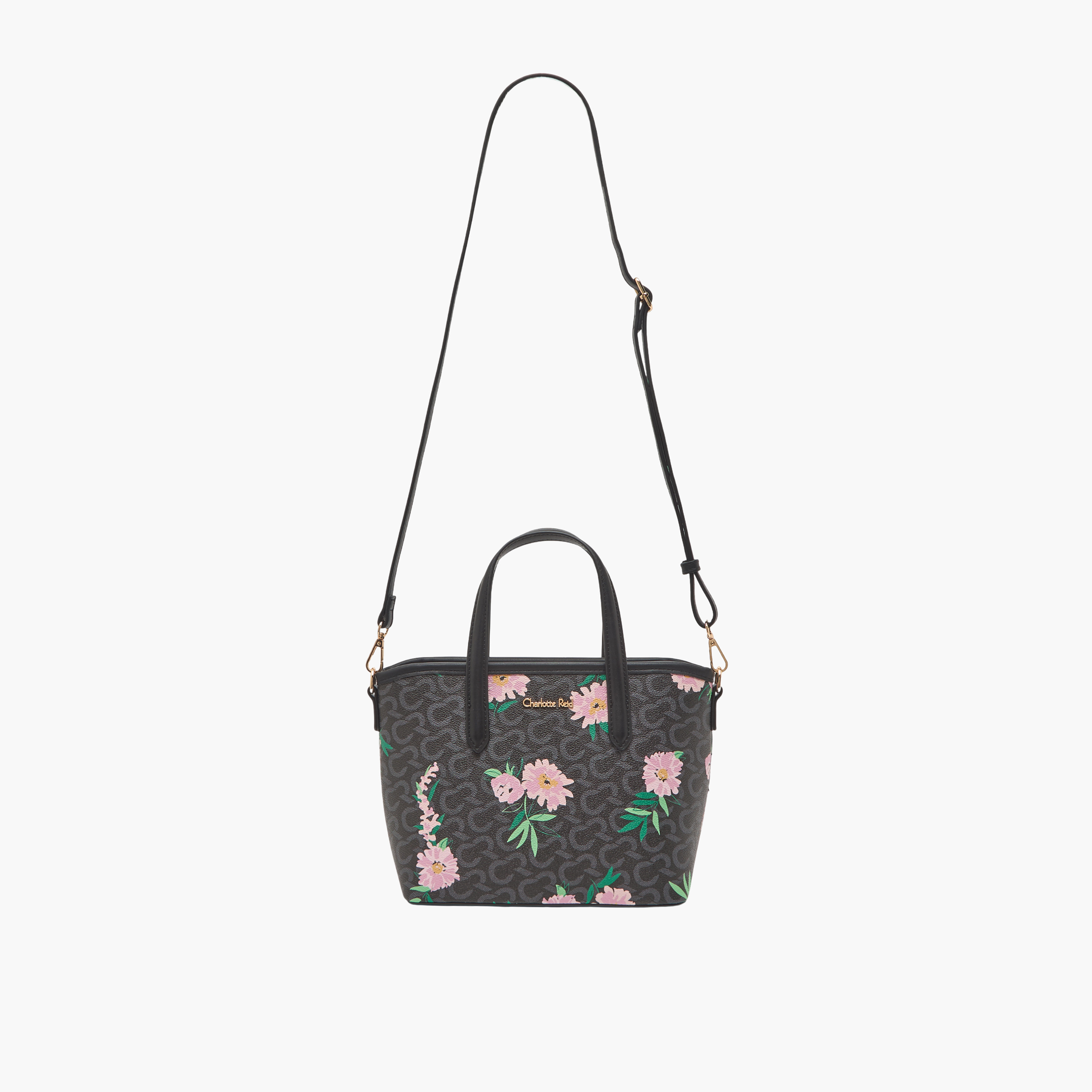 Charlotte Reid Floral Print Tote Bag with Detachable Strap-women-bagsandwallets-handbags-image-2