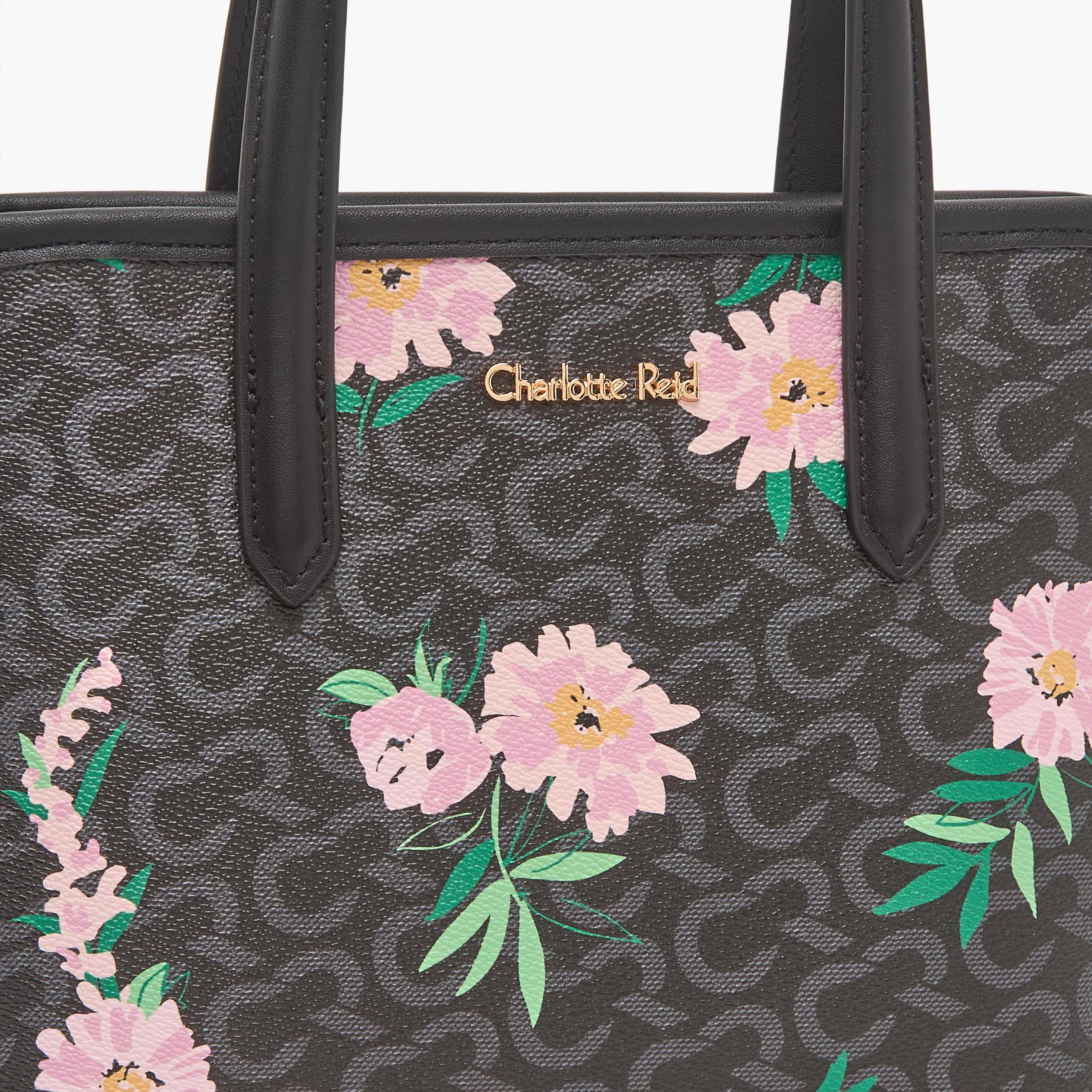 Charlotte Reid Floral Print Tote Bag with Detachable Strap-women-bagsandwallets-handbags-image-4