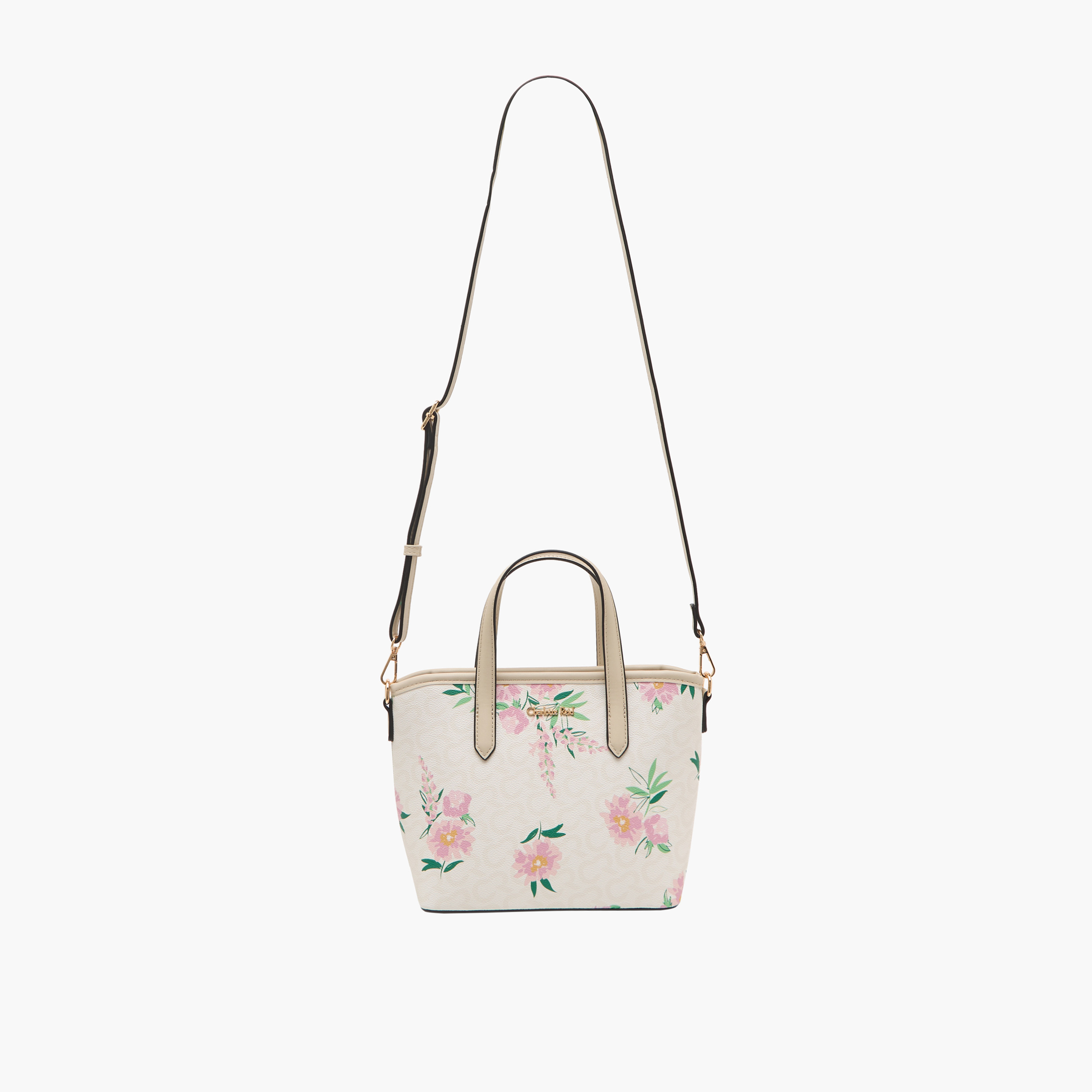 Charlotte Reid Floral Print Tote Bag with Detachable Strap-women-bagsandwallets-handbags-image-2