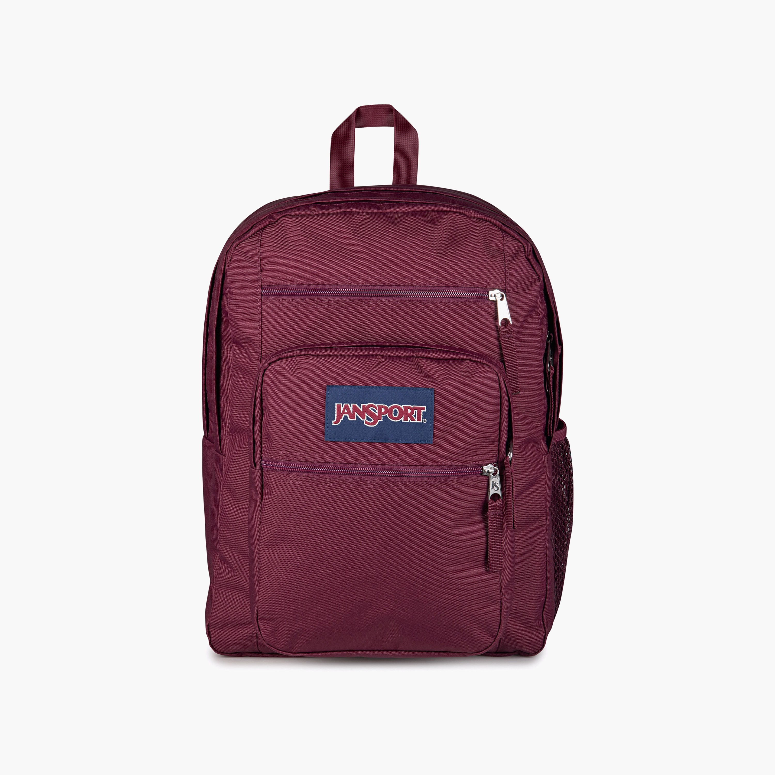 Backpack-Big Student-2 Cmprt-34 Ltr- (214|Woven Polyester) Cherry Laquer \ 19X32.5X43.5-school-bagsandbackpacks-backpacks-image-1
