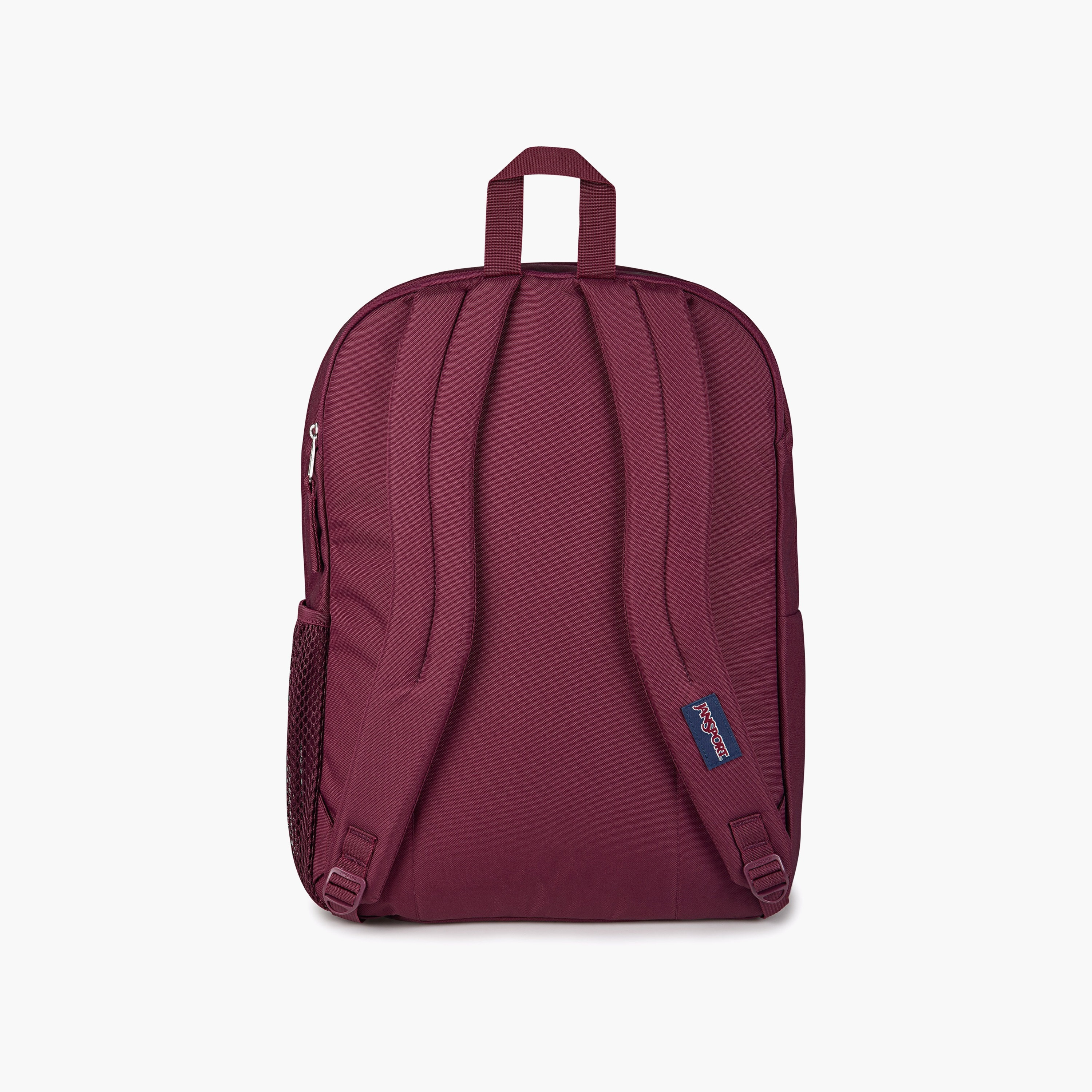 Backpack-Big Student-2 Cmprt-34 Ltr- (214|Woven Polyester) Cherry Laquer \ 19X32.5X43.5-school-bagsandbackpacks-backpacks-image-2