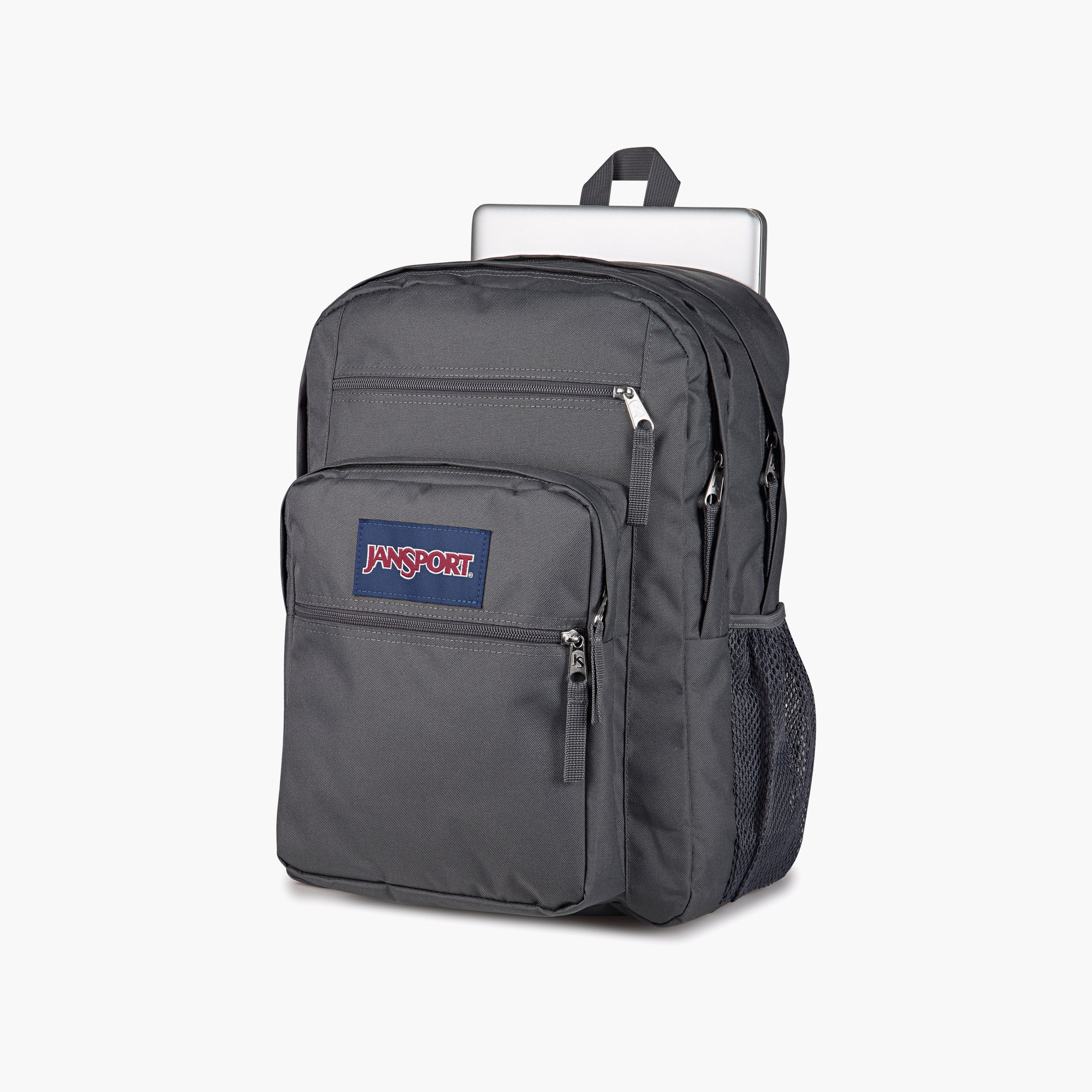 Backpack-Big Student-2 Cmprt-34 Ltr- (214|Woven Polyester) Smokey Grit \ 19X32.5X43.5-school-bagsandbackpacks-backpacks-image-3