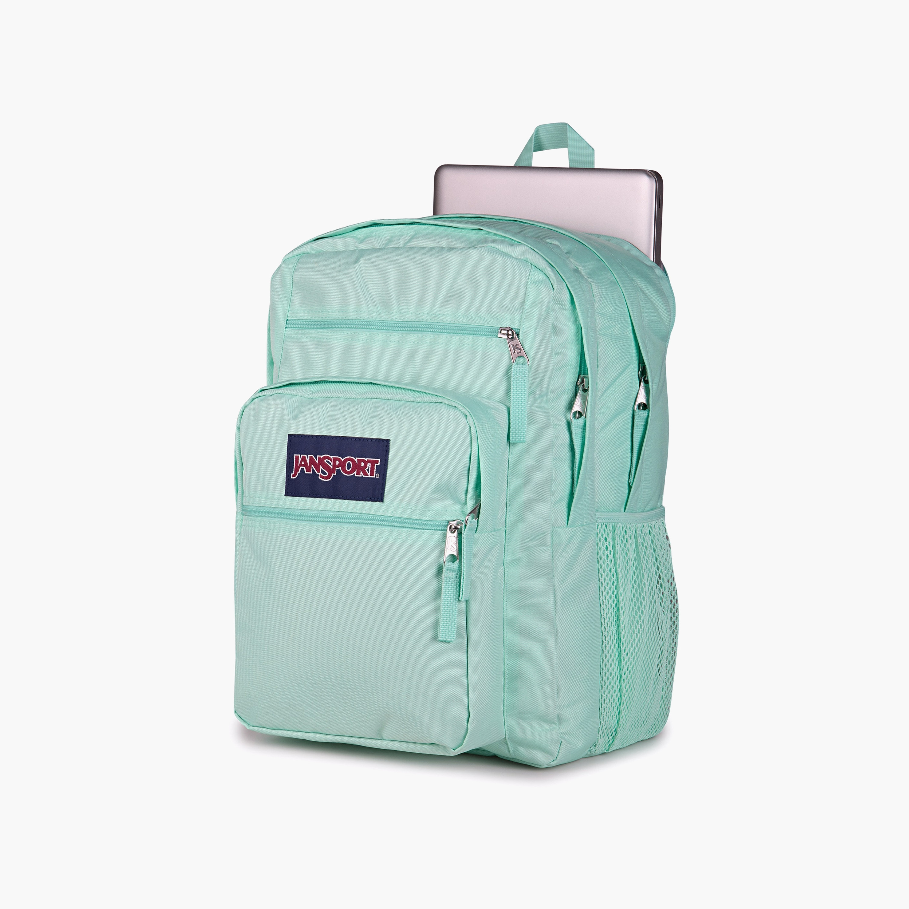 Backpack-Big Student-2 Cmprt-34 Ltr- (214|Woven Polyester) Magic Mint \ 19X32.5X43.5-school-bagsandbackpacks-backpacks-image-3