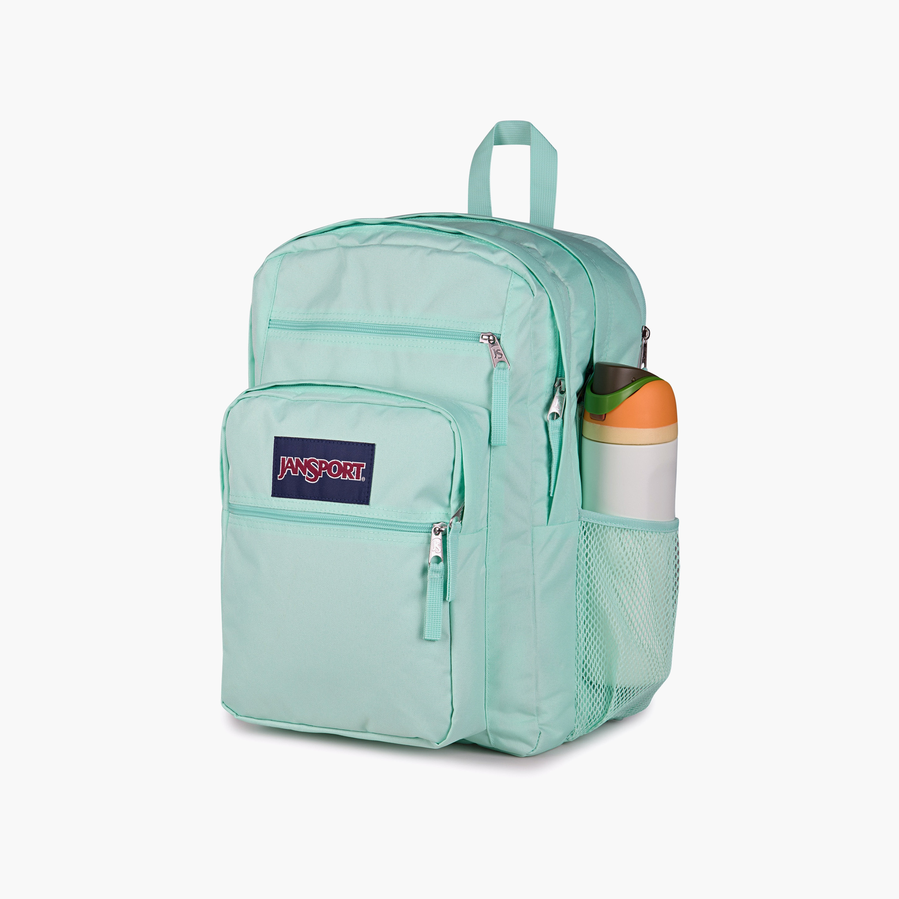 Backpack-Big Student-2 Cmprt-34 Ltr- (214|Woven Polyester) Magic Mint \ 19X32.5X43.5-school-bagsandbackpacks-backpacks-image-5