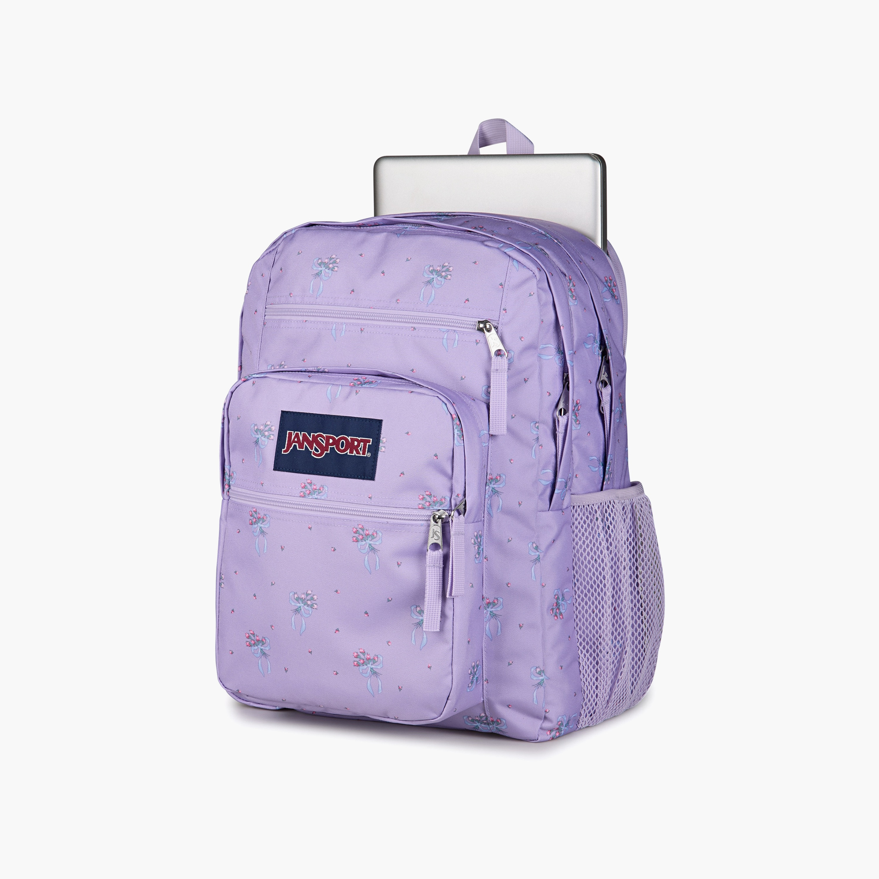 Backpack-Big Student-2 Cmprt-34 Ltr- (214|Woven Polyester) Pastel Petal Pastel Lilac \ 19X32.5X43.5-school-bagsandbackpacks-backpacks-image-3