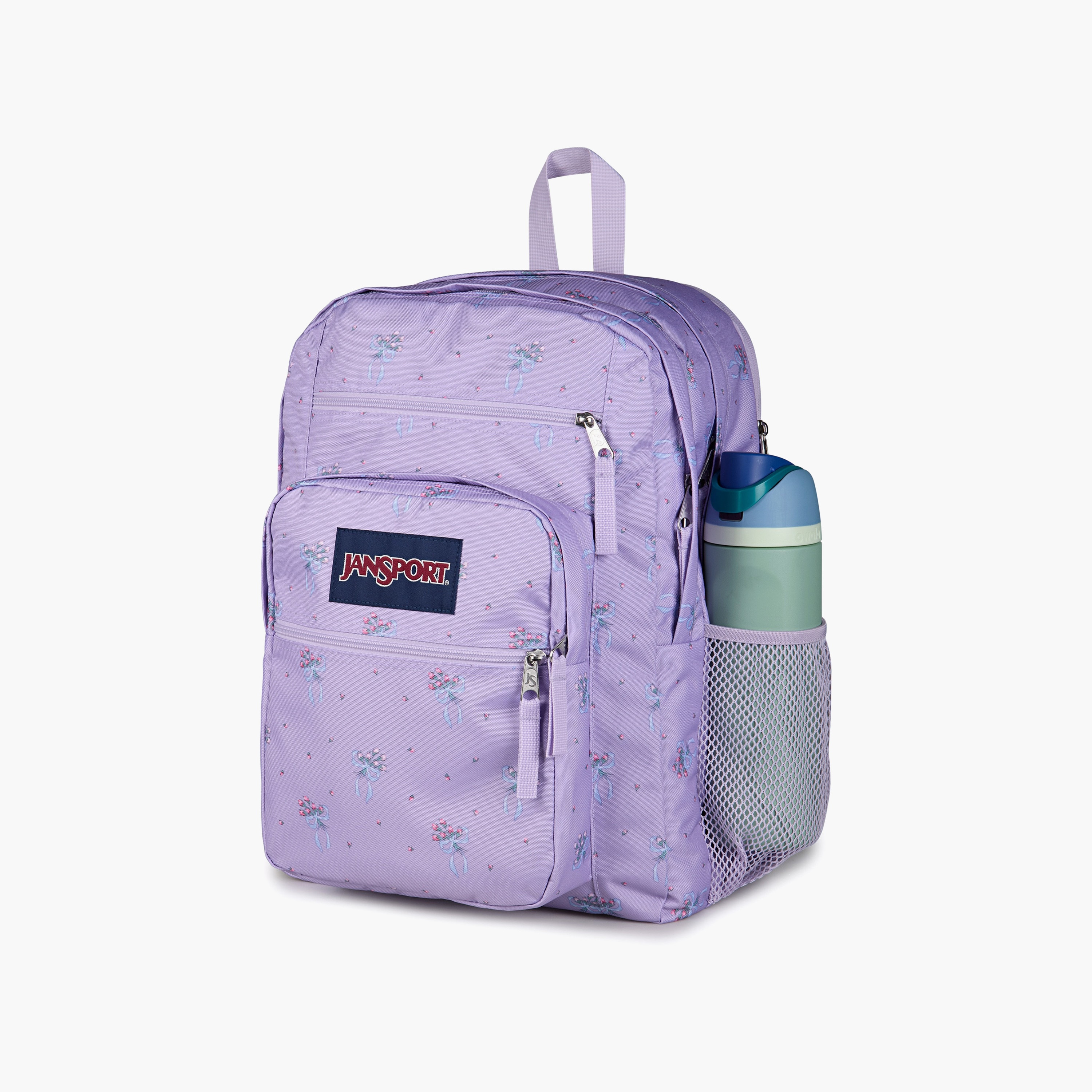 Backpack-Big Student-2 Cmprt-34 Ltr- (214|Woven Polyester) Pastel Petal Pastel Lilac \ 19X32.5X43.5-school-bagsandbackpacks-backpacks-image-5