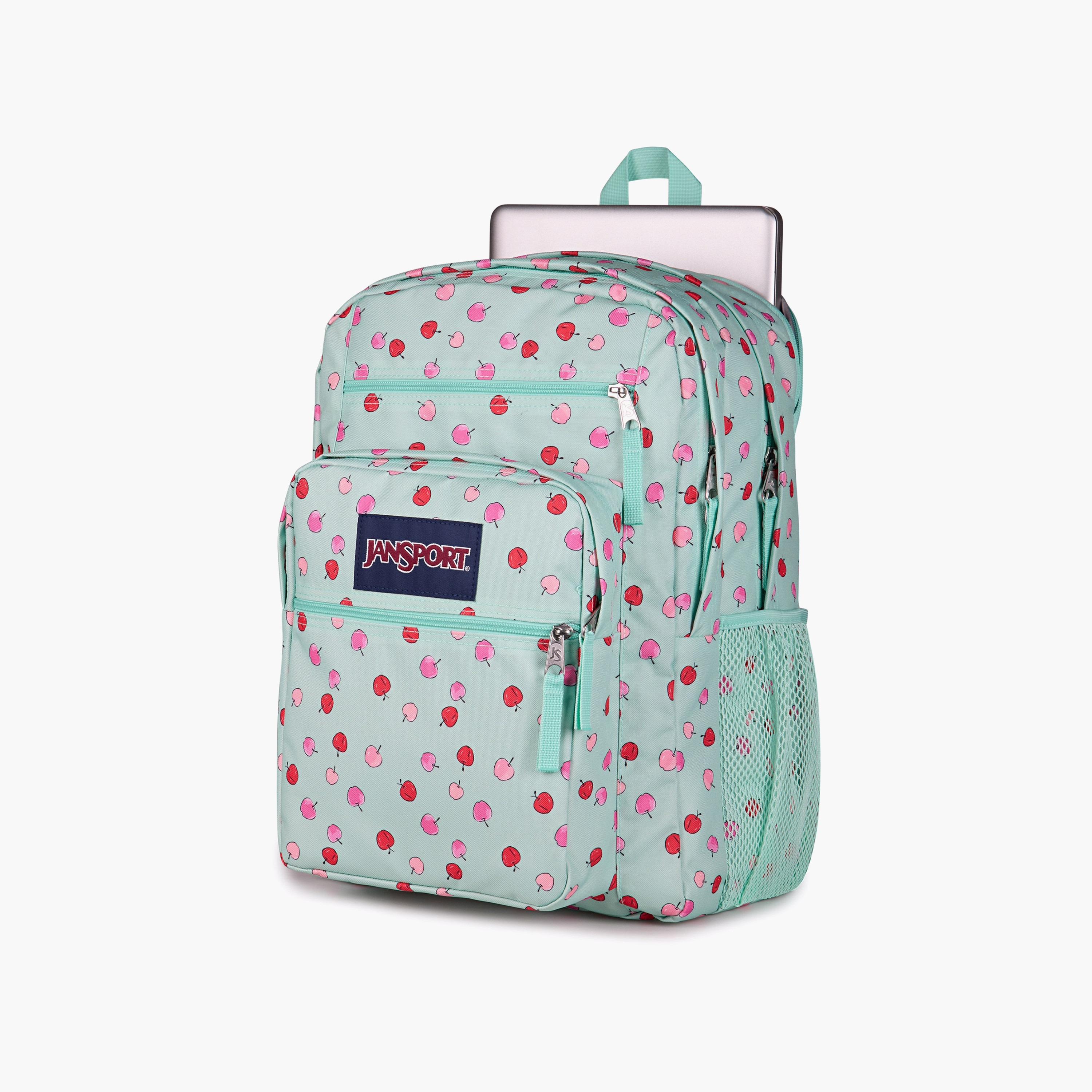 Backpack-Big Student-2 Cmprt-34 Ltr- (214|Woven Polyester) Apple Orchard Magic Mint \ 19X32.5X43.5-school-bagsandbackpacks-backpacks-image-3
