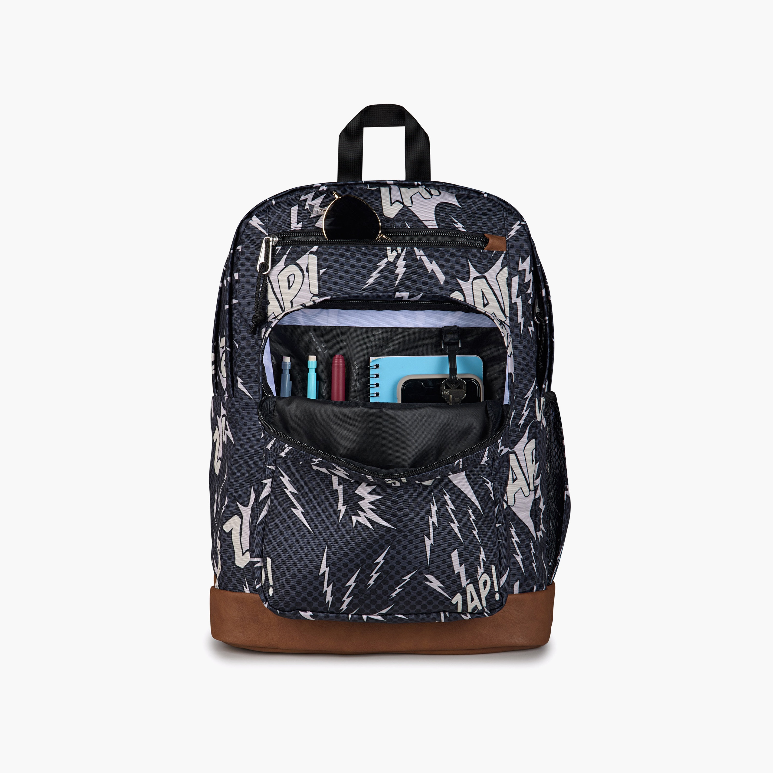 Backpack-Cool Student-2 Cmprt-34 Ltr- (214|Woven Polyester) High Voltage \ 20.5X31X43.5-school-bagsandbackpacks-backpacks-image-4