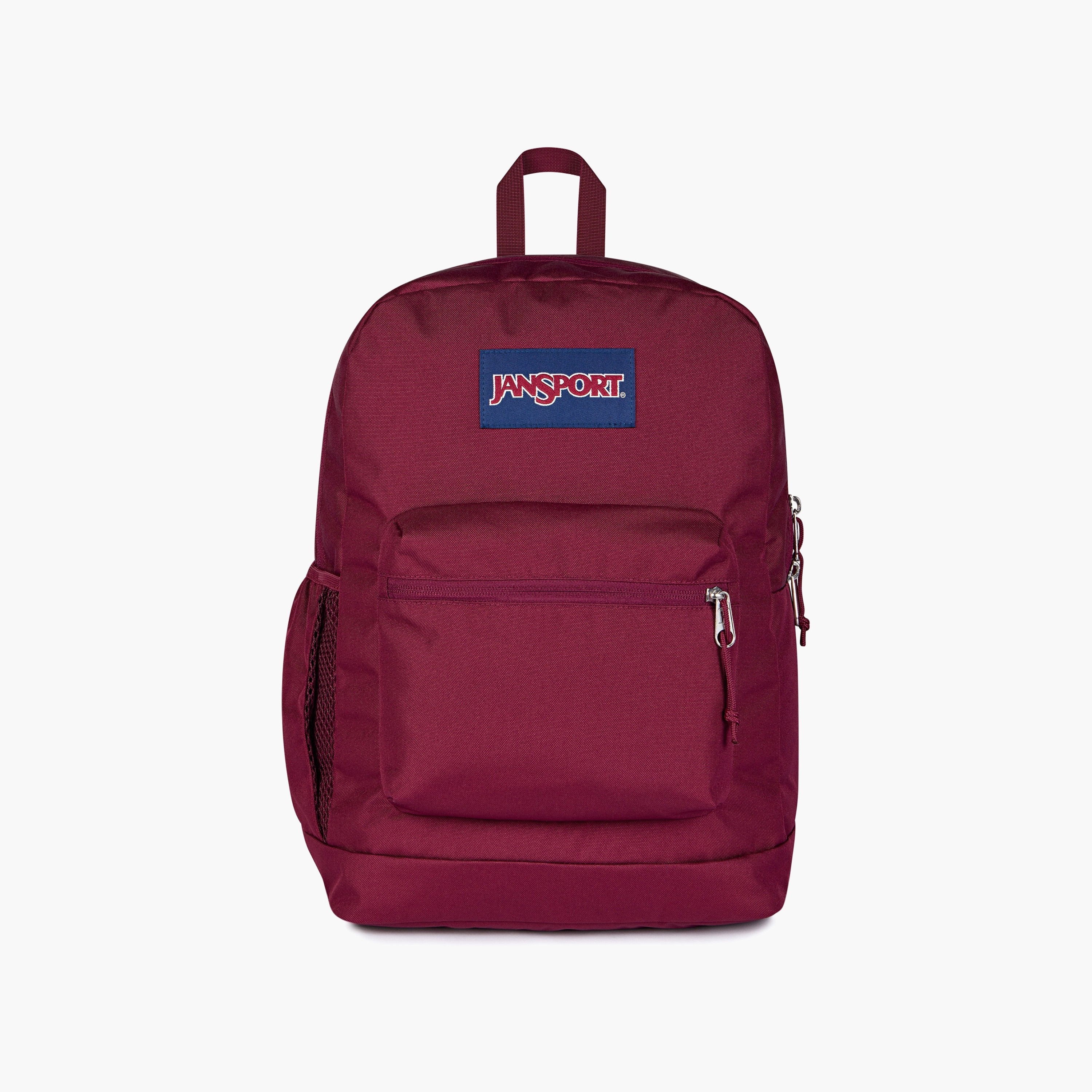 Backpack-Cross Town Plus-1 Cmprt-26 Ltr- (214|Woven Polyester) Cherry Laquer \ 14.5X32X42-school-bagsandbackpacks-backpacks-image-1