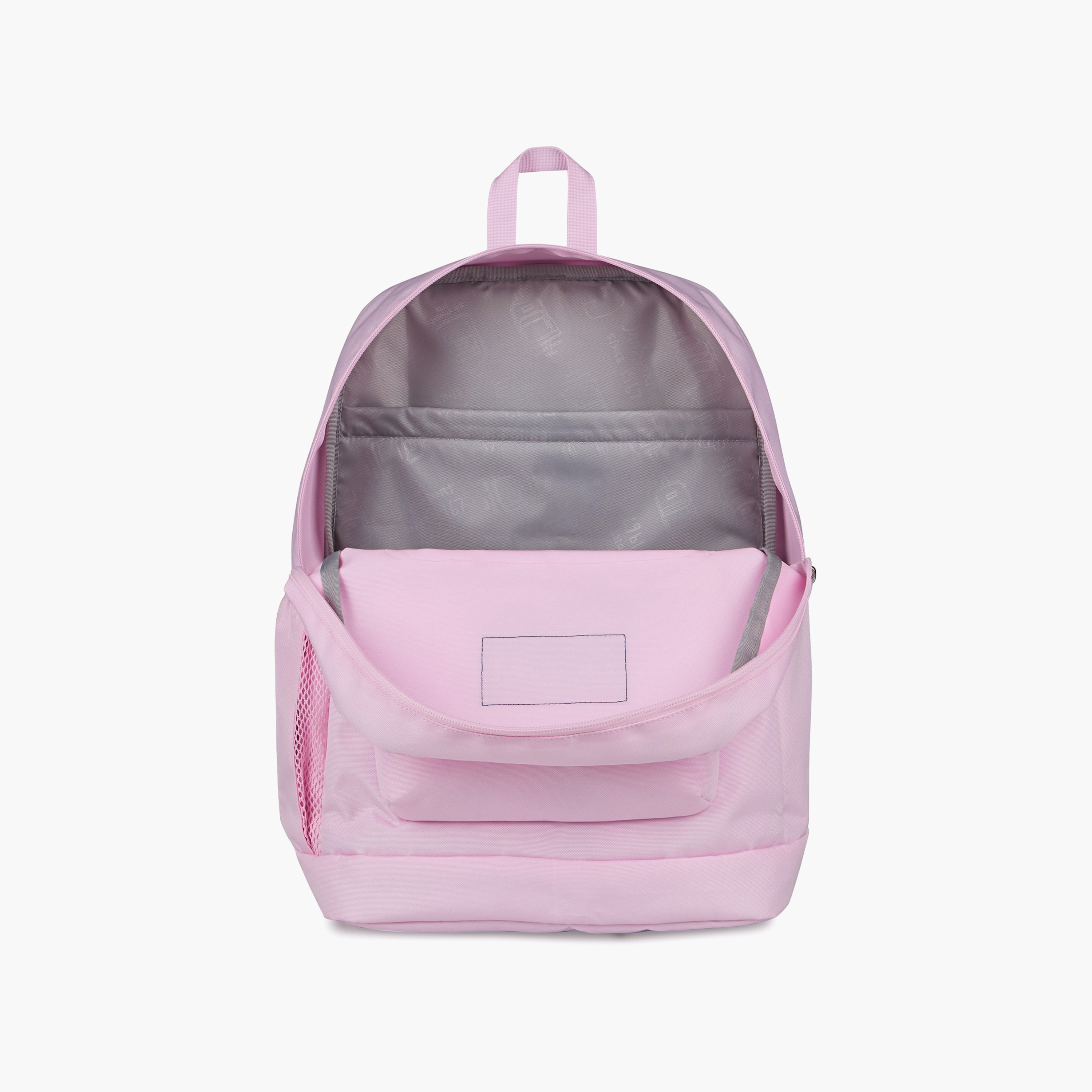 Backpack-Cross Town Plus-1 Cmprt-26 Ltr- (214|Woven Polyester) Pink Ice \ 14.5X32X42-school-bagsandbackpacks-backpacks-image-2