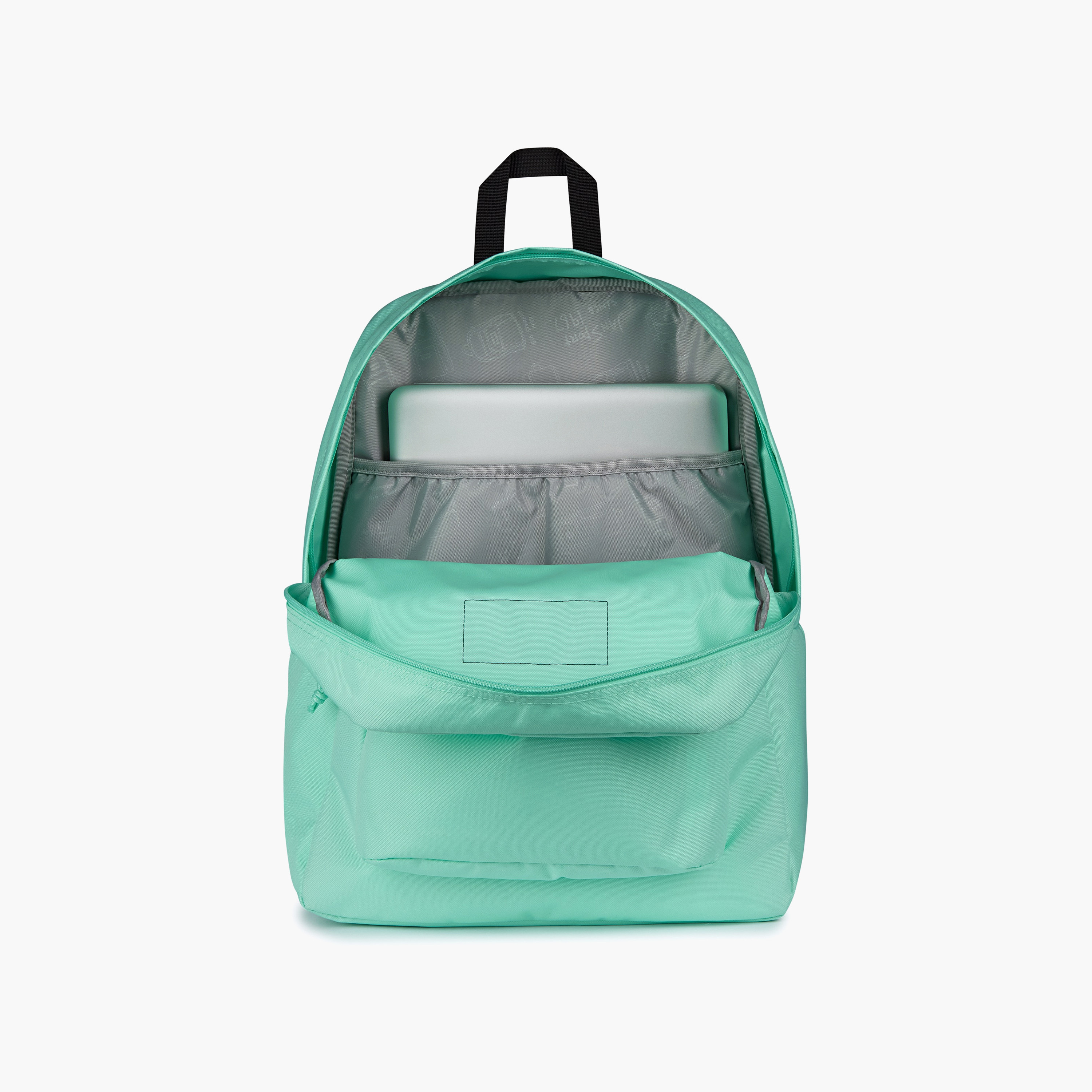 Backpack-Superbreak Plus-1 Cmprt-26 Ltr- (214|Woven Polyester) Moon Flower \ 14X32X42-school-bagsandbackpacks-backpacks-image-5