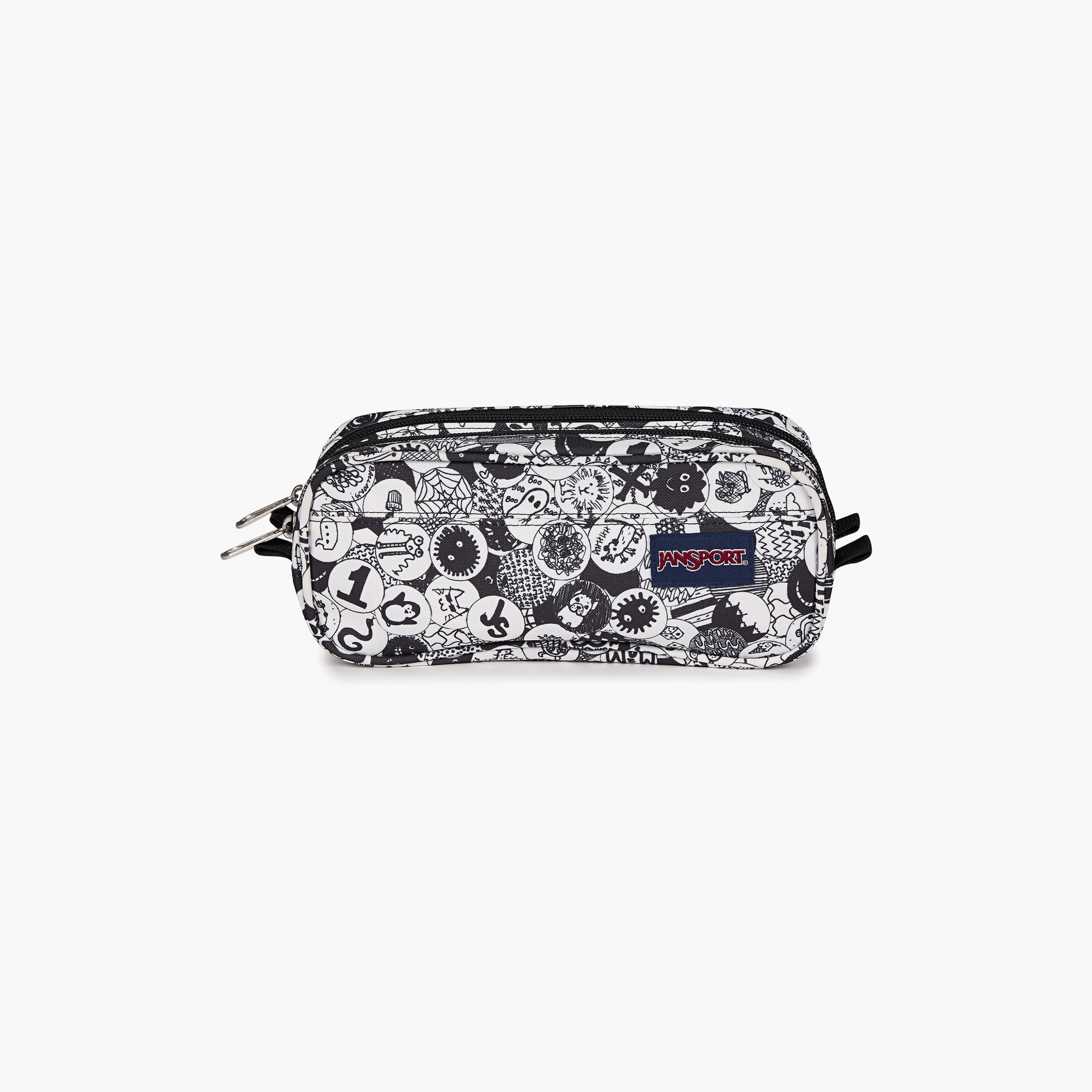 Jansport-Pouch-Large Accessory Pouch-2 Cmprt-school-stationery-pencilcases-image-1