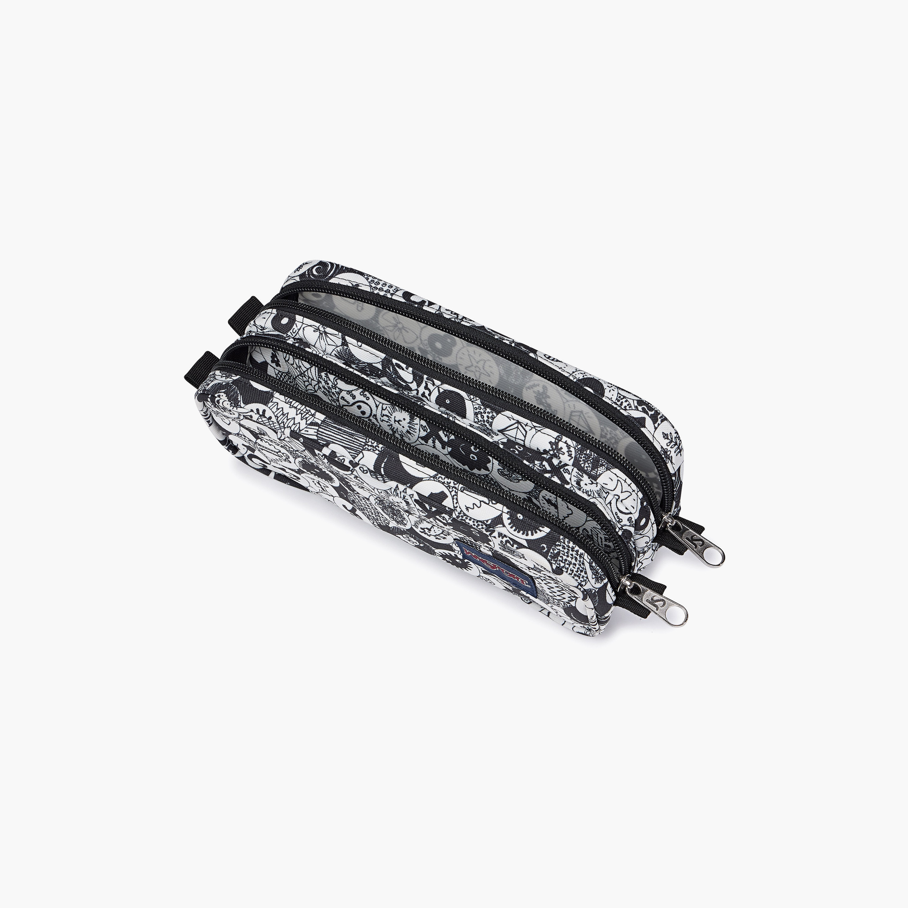 Jansport-Pouch-Large Accessory Pouch-2 Cmprt-school-stationery-pencilcases-image-2