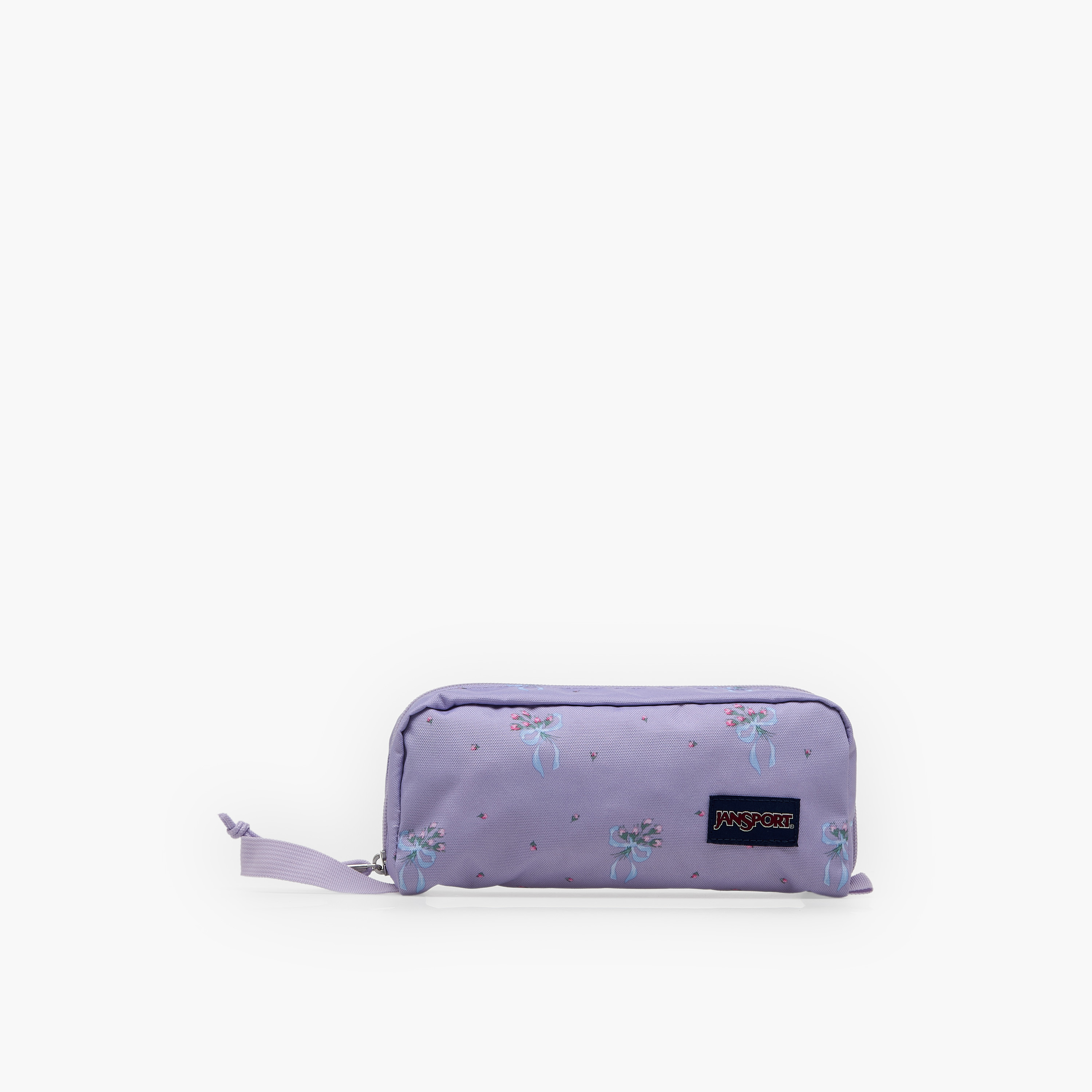 Jansport Floral Print Pencil Pouch with Zip Closure-school-stationery-pencilcases-image-1