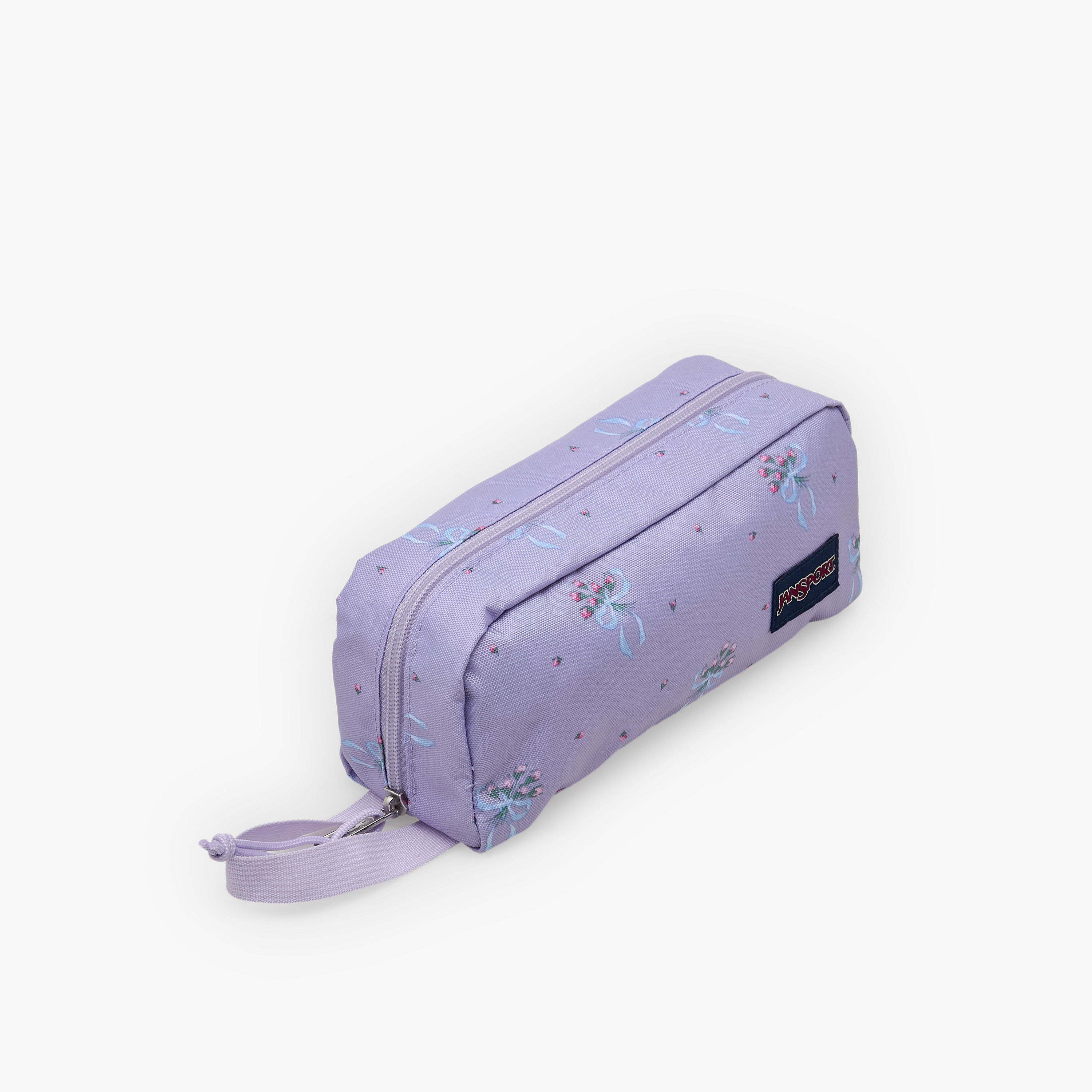Jansport Floral Print Pencil Pouch with Zip Closure-school-stationery-pencilcases-image-2