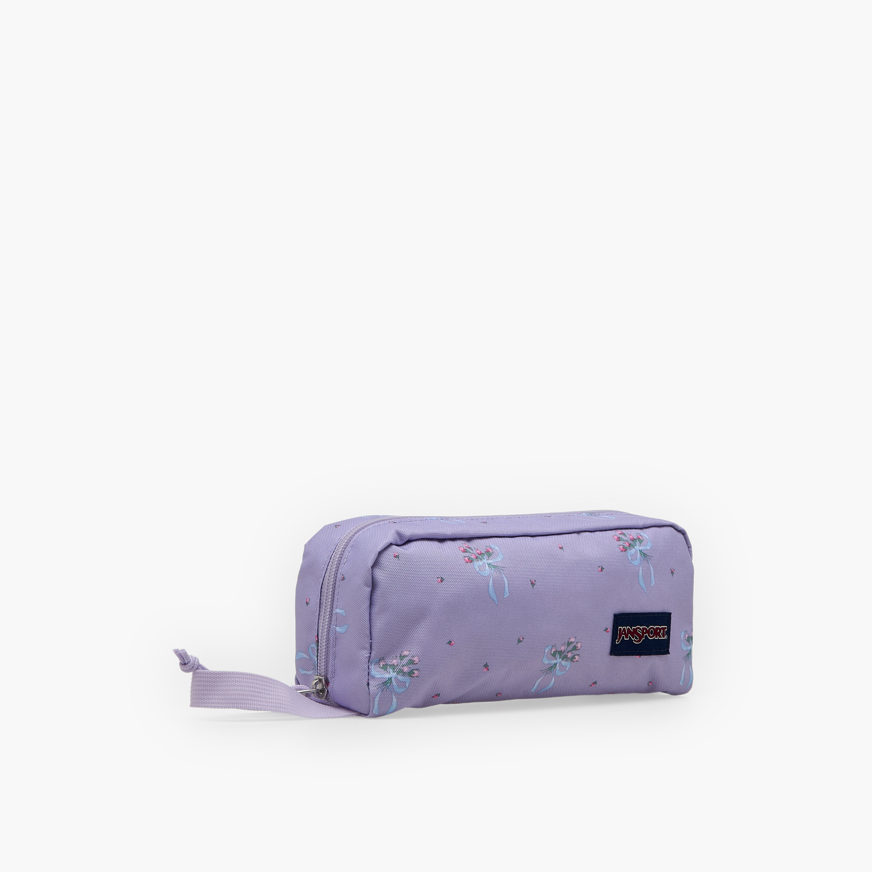 Jansport Floral Print Pencil Pouch with Zip Closure-school-stationery-pencilcases-image-3
