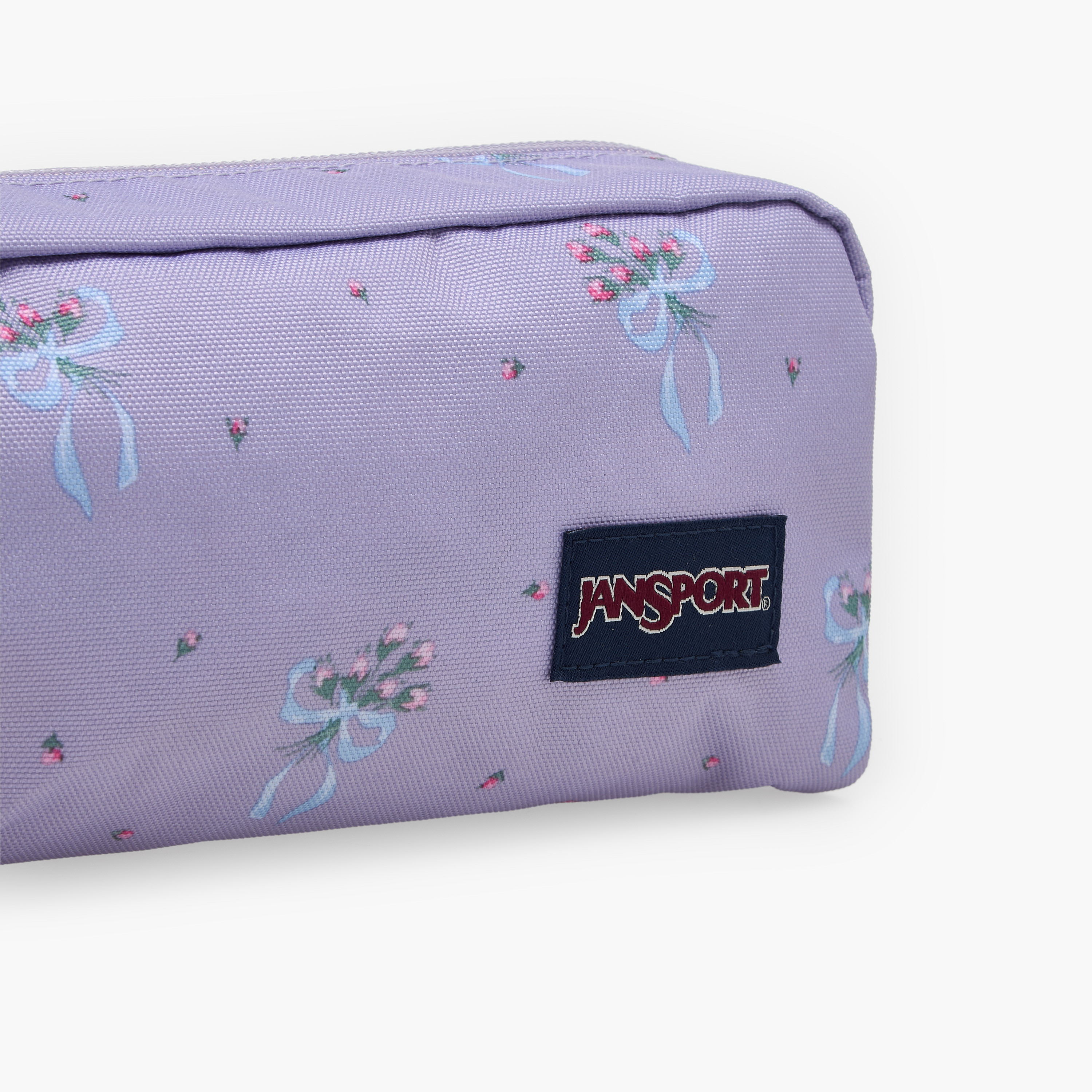 Jansport Floral Print Pencil Pouch with Zip Closure-school-stationery-pencilcases-image-6