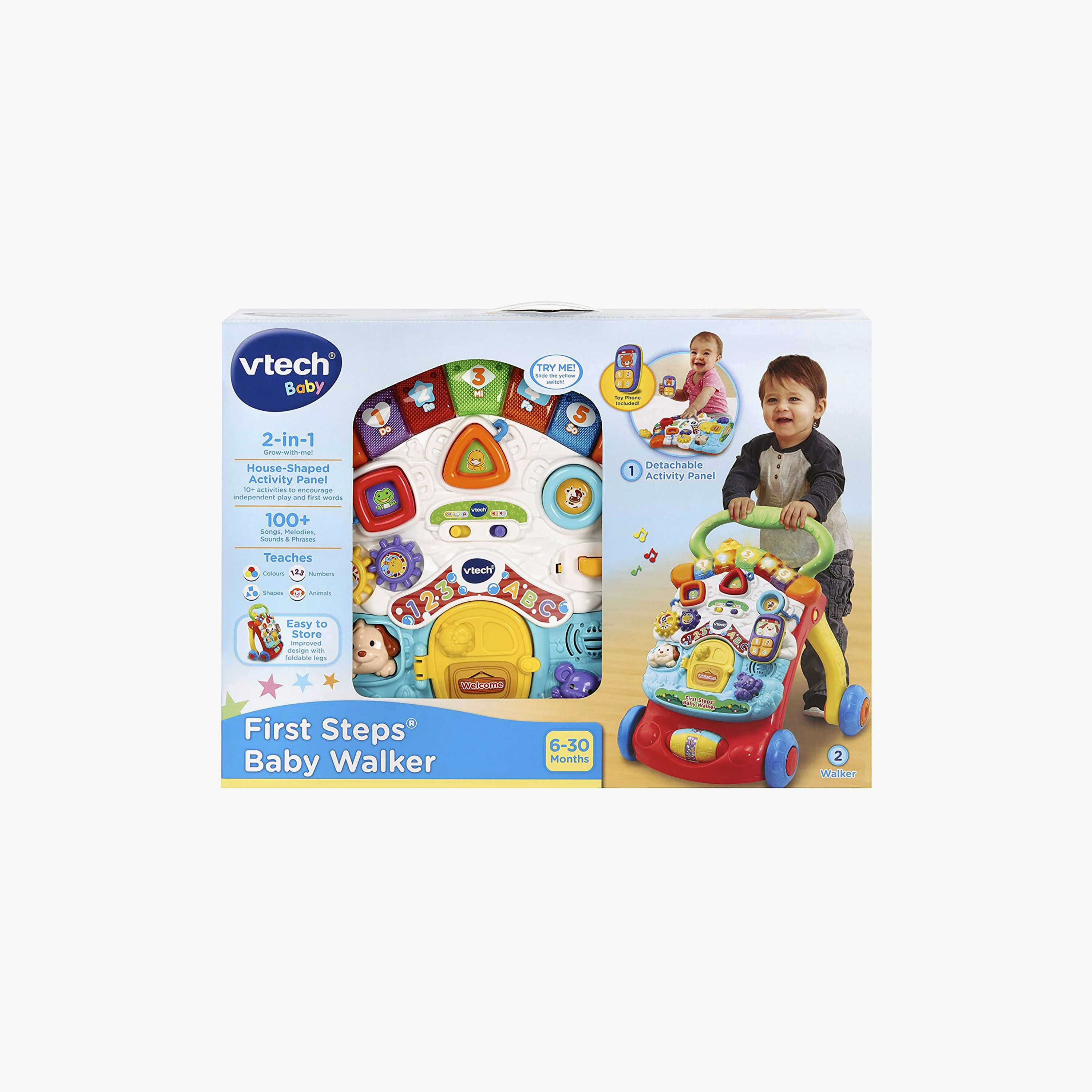 Vtech 2-In-1 Walker & Activity Centre-baby-infantactivity-walkers-image-7