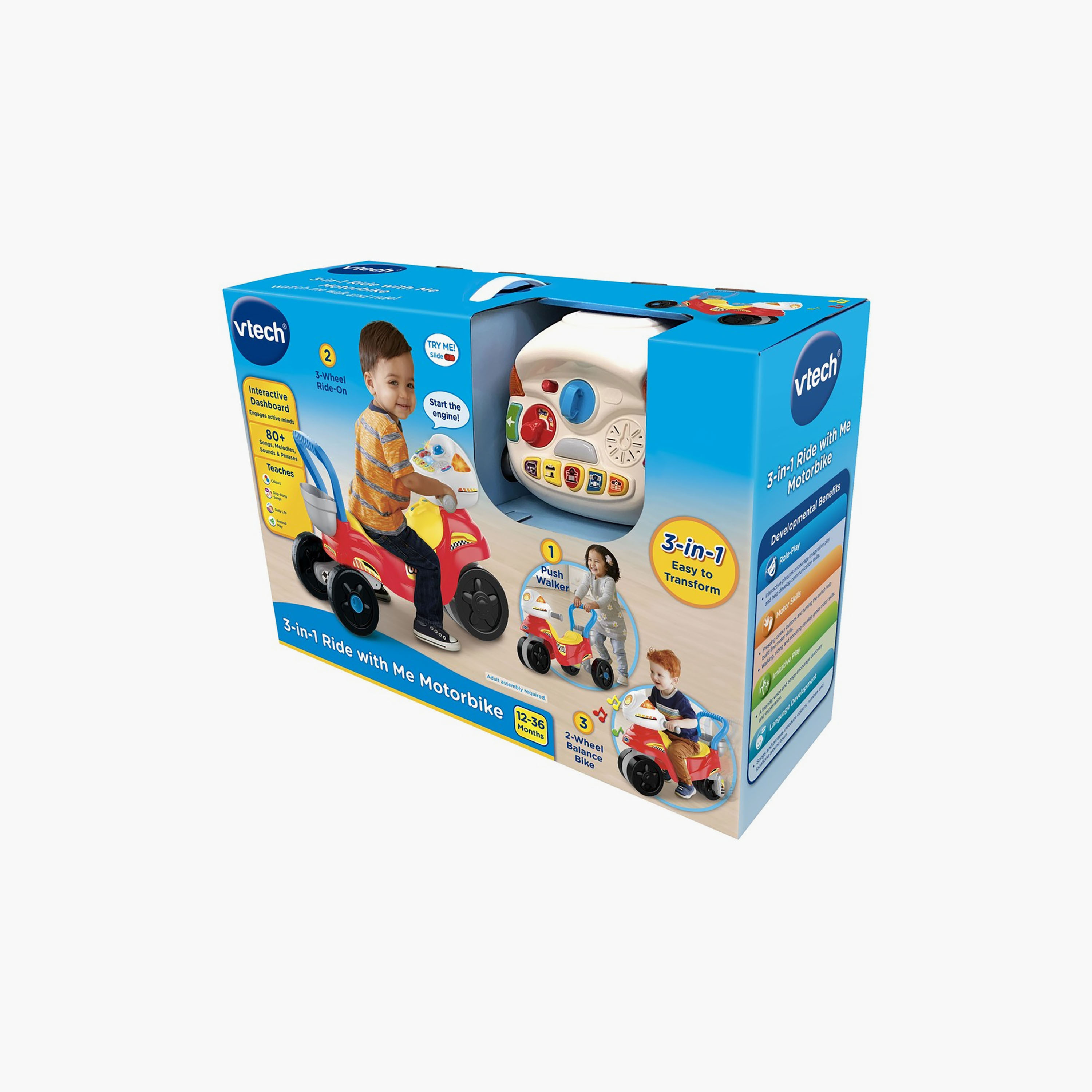 Vtech 3-In-1 Ride with Me Motorbike-toys-outdoor-bikesandrideons-bikes-image-6