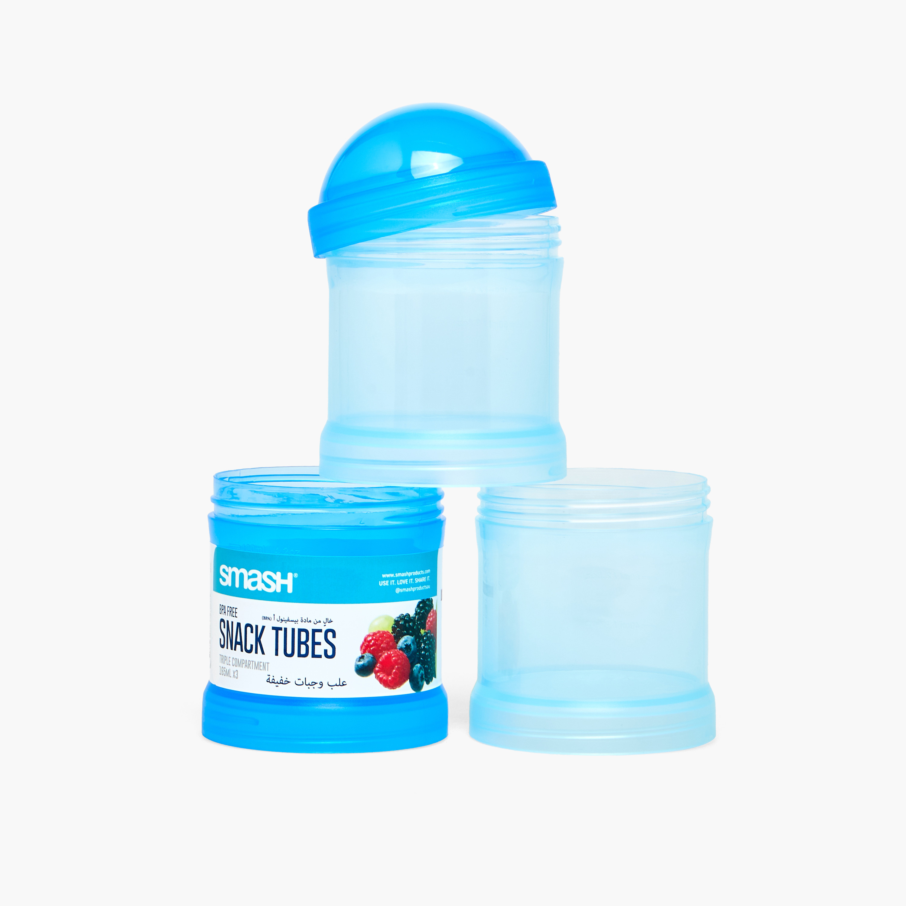 Smash Solid Stackable Snack Tube Box for Kids with Lid-school-lunchessentials-lunchboxes-image-4