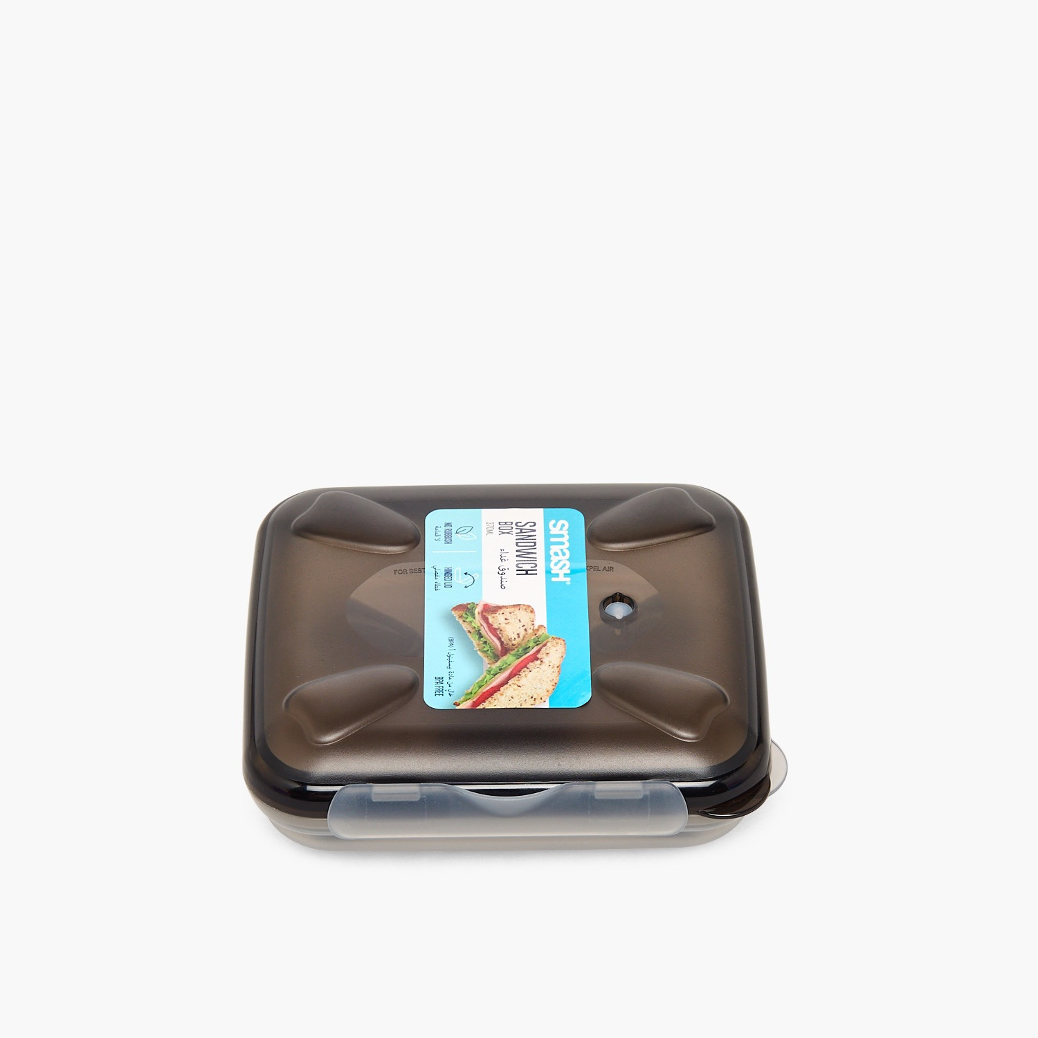Smash Solid Lunch Box for Kids with Hinged Lid - 370 ml-school-lunchessentials-lunchboxes-image-2