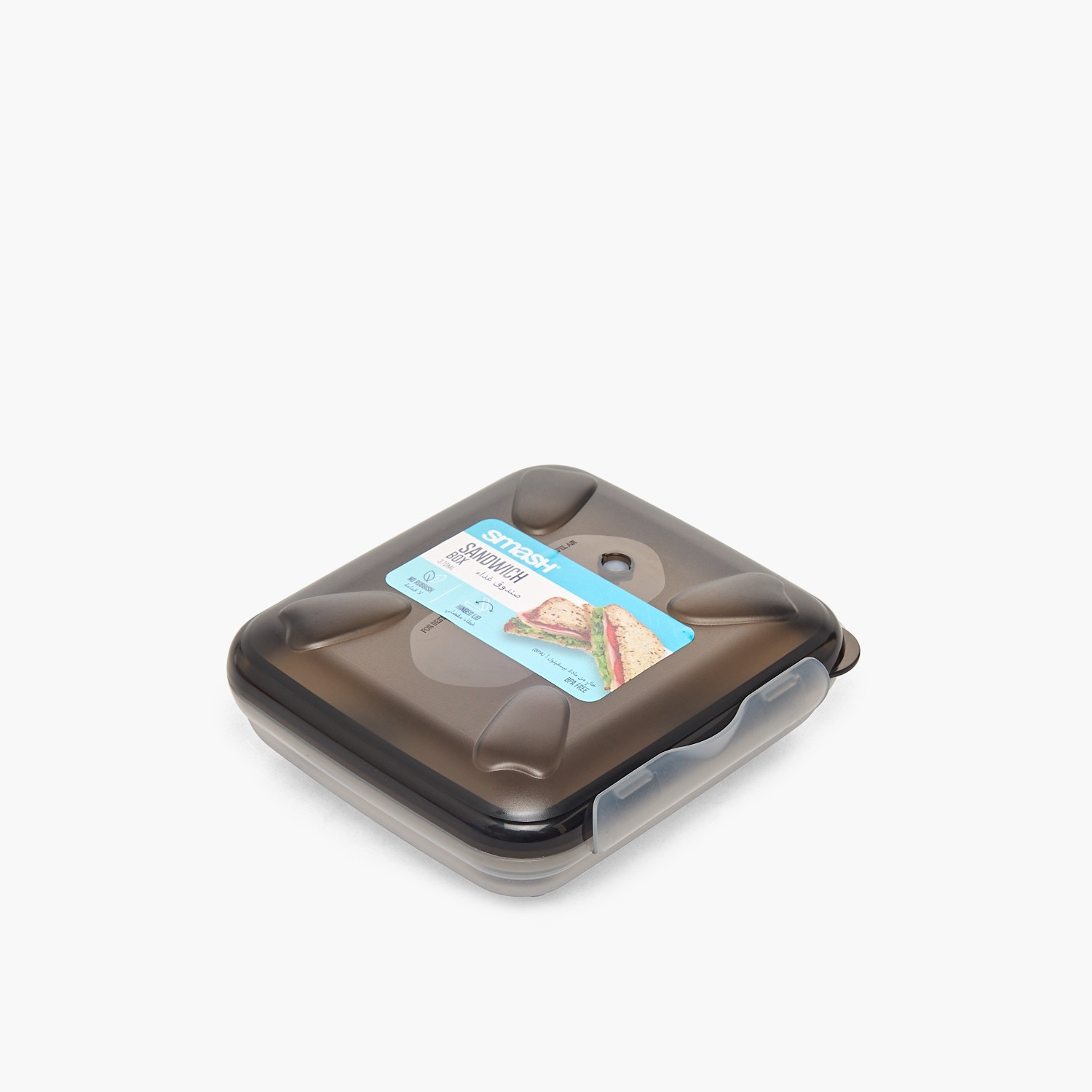 Smash Solid Lunch Box for Kids with Hinged Lid - 370 ml-school-lunchessentials-lunchboxes-image-9