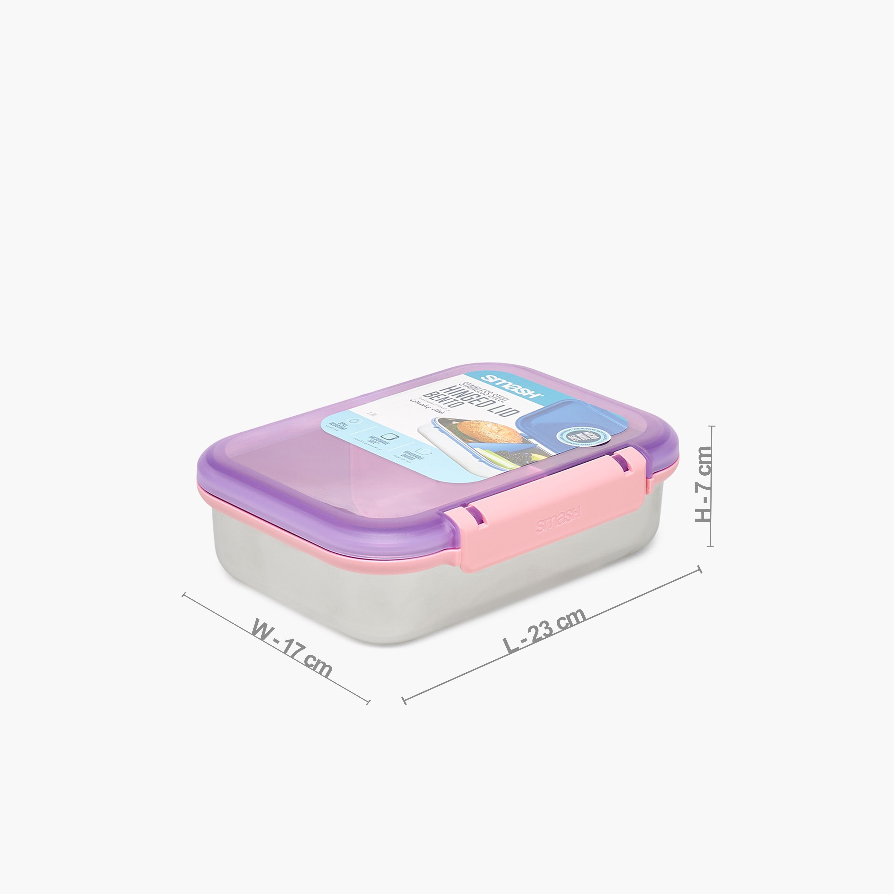 Smash Solid Bento Lunch Box for Kids with Divider - 1.8 L-school-lunchessentials-lunchboxes-image-11