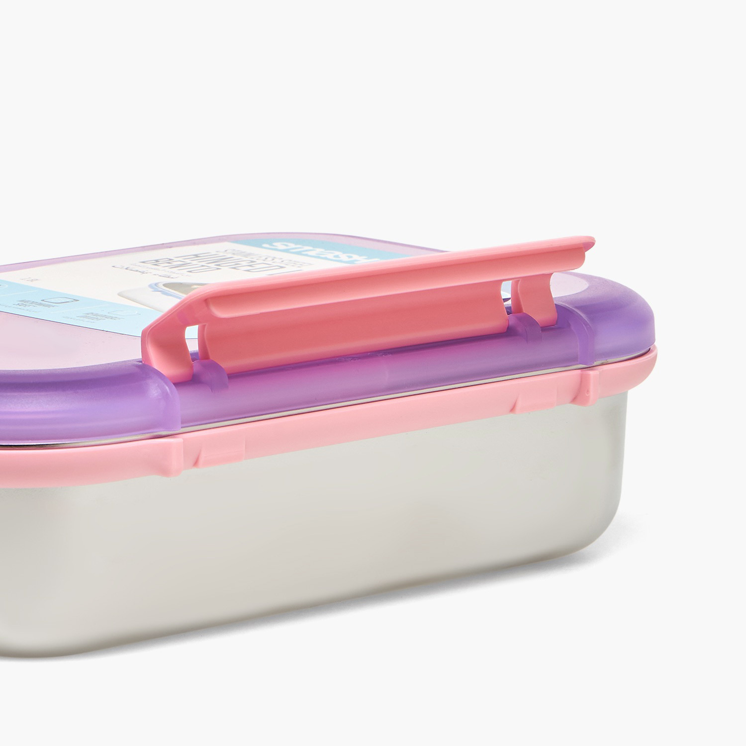 صندوق غداء بنتو سادة مع فاصل للأطفال من سماش - 1.8 لتر-school-lunchessentials-lunchboxes-image-5