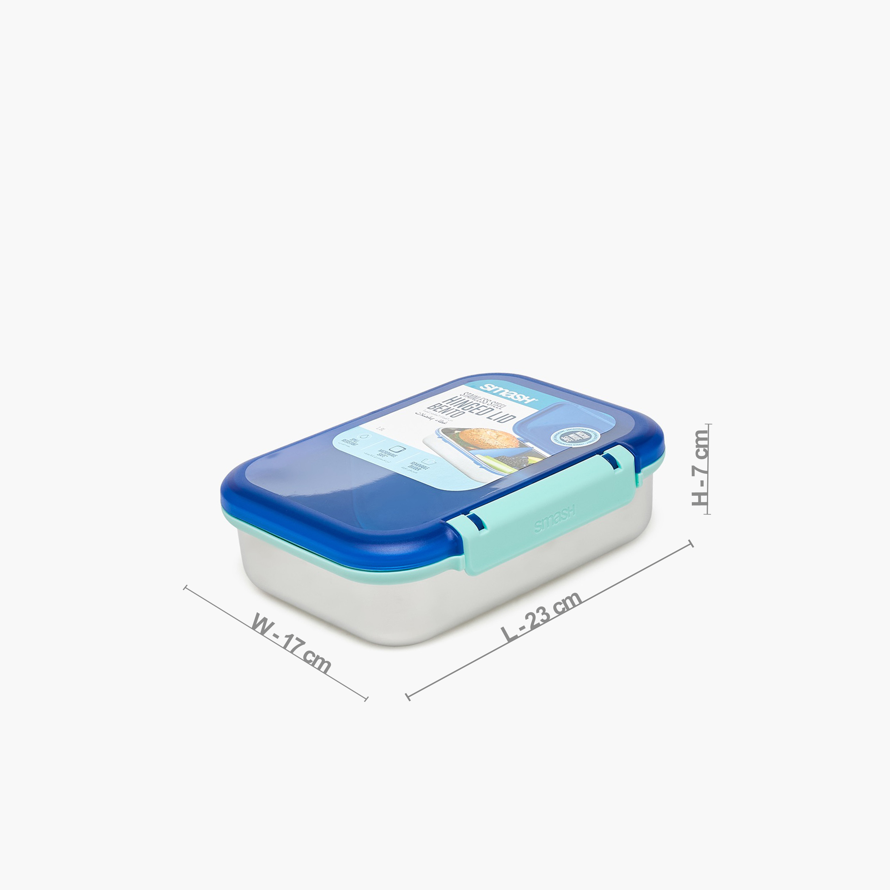 Smash Solid Bento Lunch Box for Kids with Divider - 1.8 L-school-lunchessentials-lunchboxes-image-12