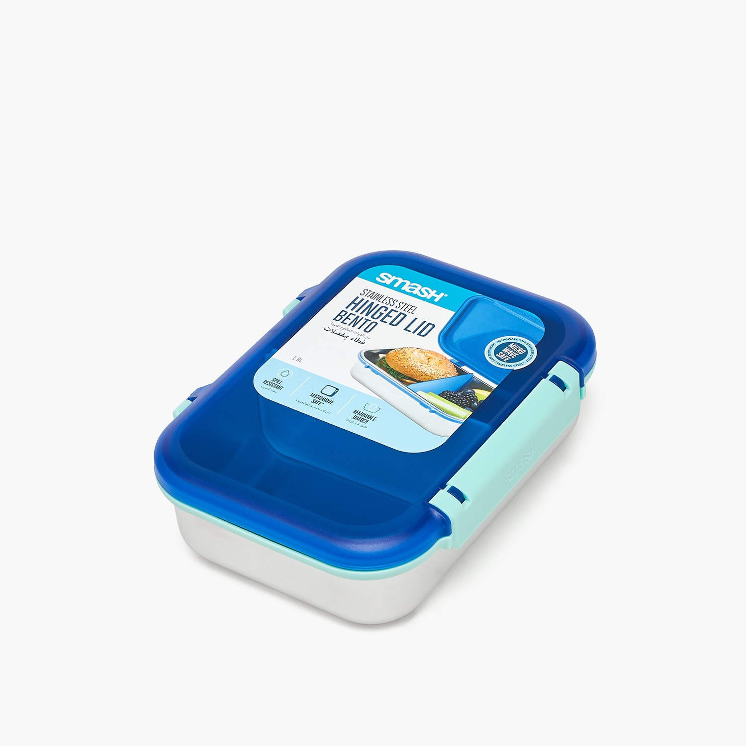 Smash Solid Bento Lunch Box for Kids with Divider - 1.8 L-school-lunchessentials-lunchboxes-image-6