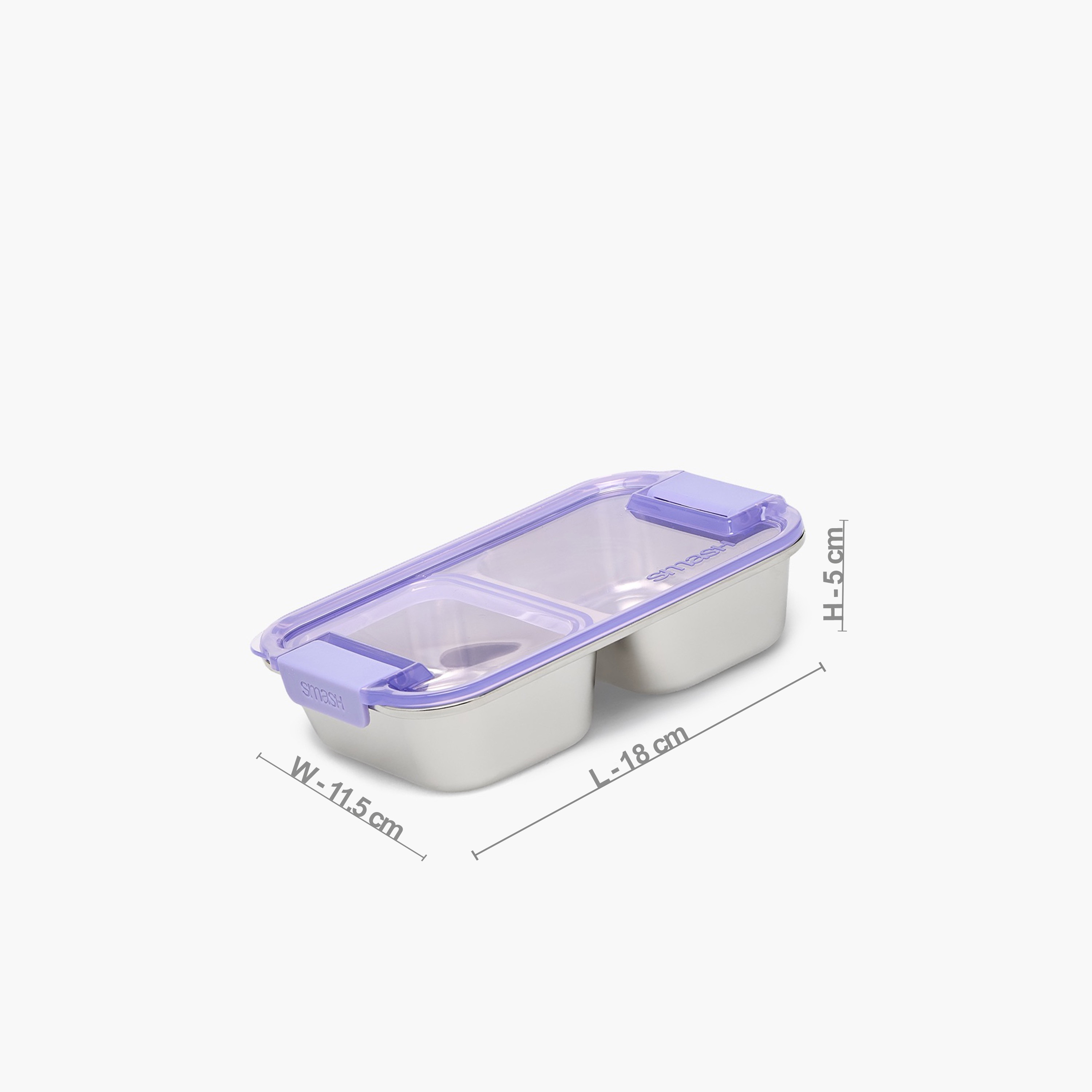 Smash Solid Bento Lunch Box for Girls with Compartments - 410 ml-school-lunchessentials-lunchboxes-image-11