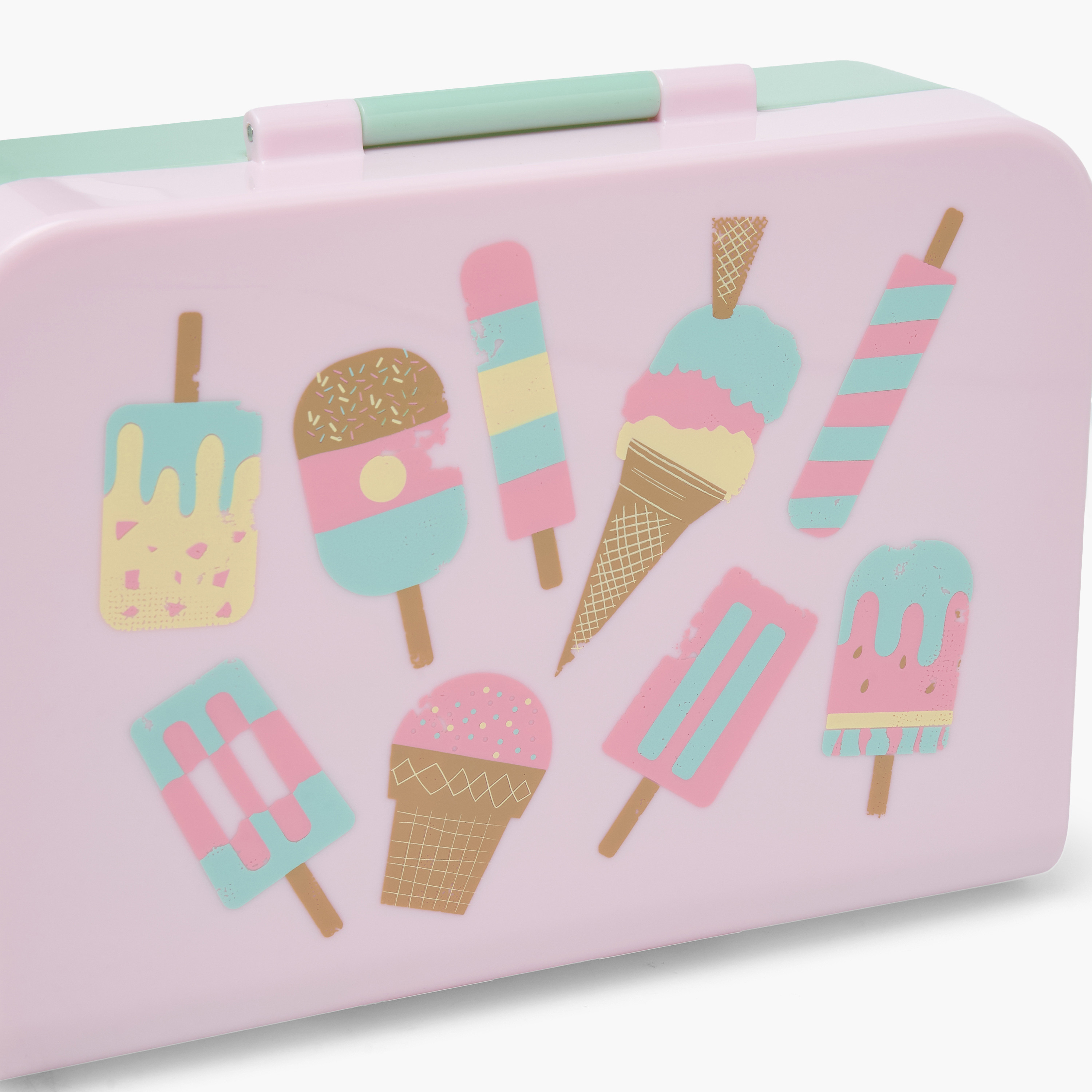 Smash Ice Cream Print Bento Lunch Box for Boys with Clip Lock Closure-school-lunchessentials-lunchboxes-image-4
