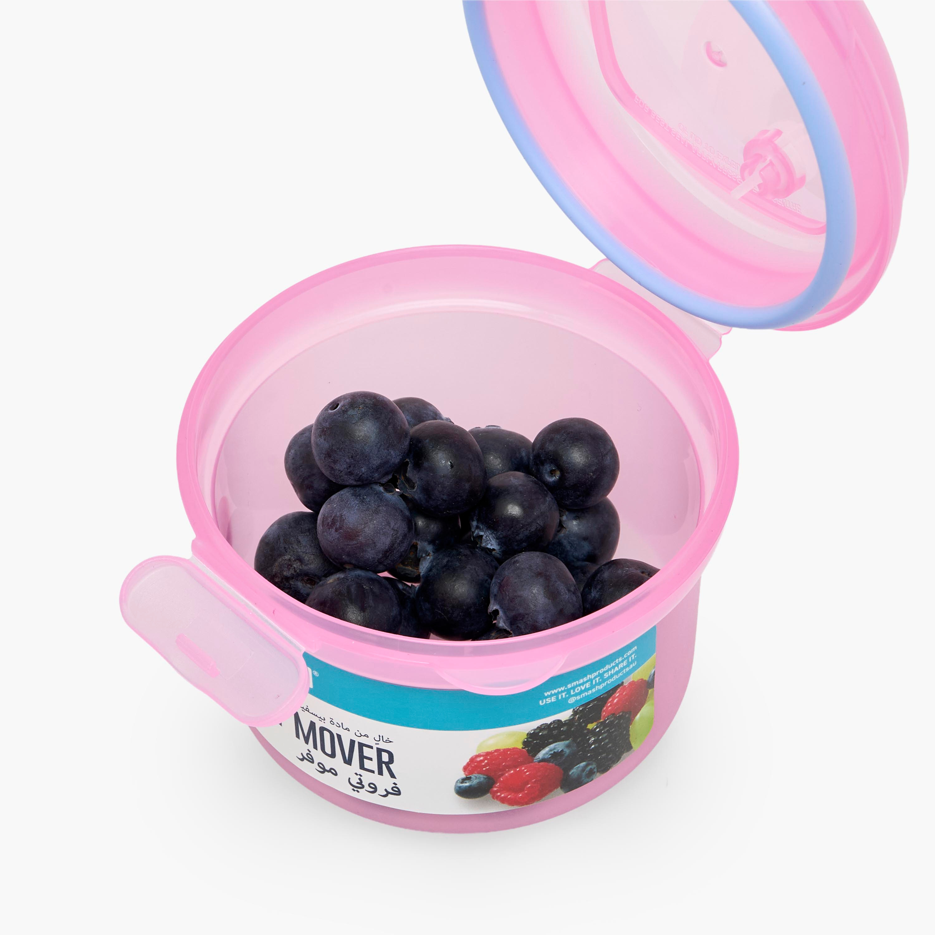 Smash Solid Fruity Mover for Girls with Clip Lock Lid - 400 ml-school-lunchessentials-lunchboxes-image-5