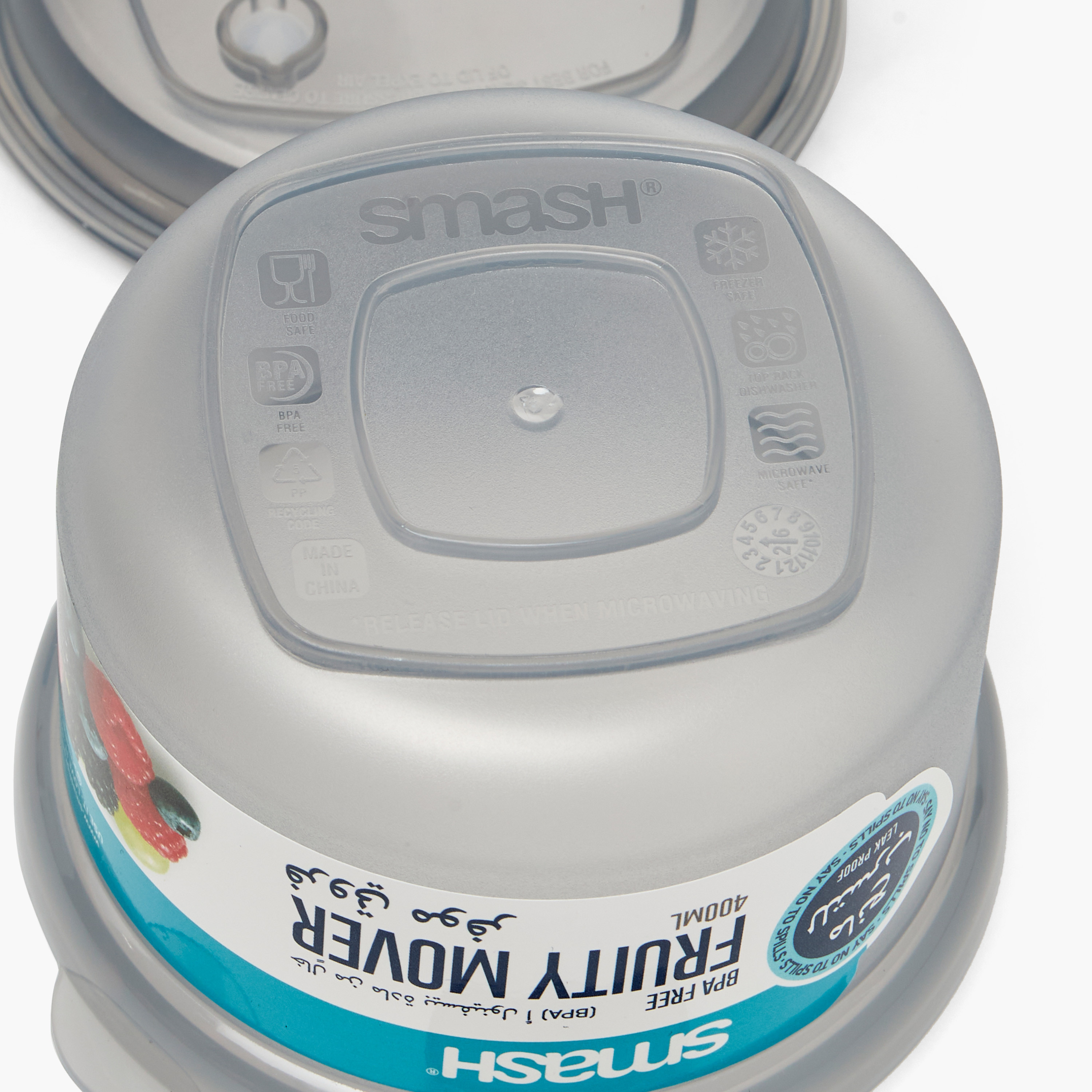 Smash Solid Fruity Mover for Kids with Clip Lock Closure - 400 ml-school-lunchessentials-lunchboxes-image-9