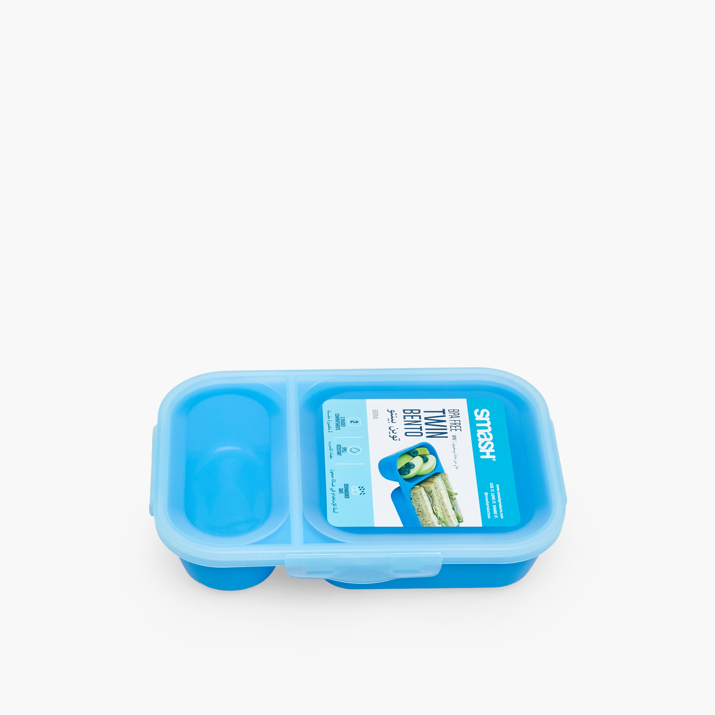 Smash Solid Bento Lunch Box for Kids with Compartments - 680 ml-school-lunchessentials-lunchboxes-image-2