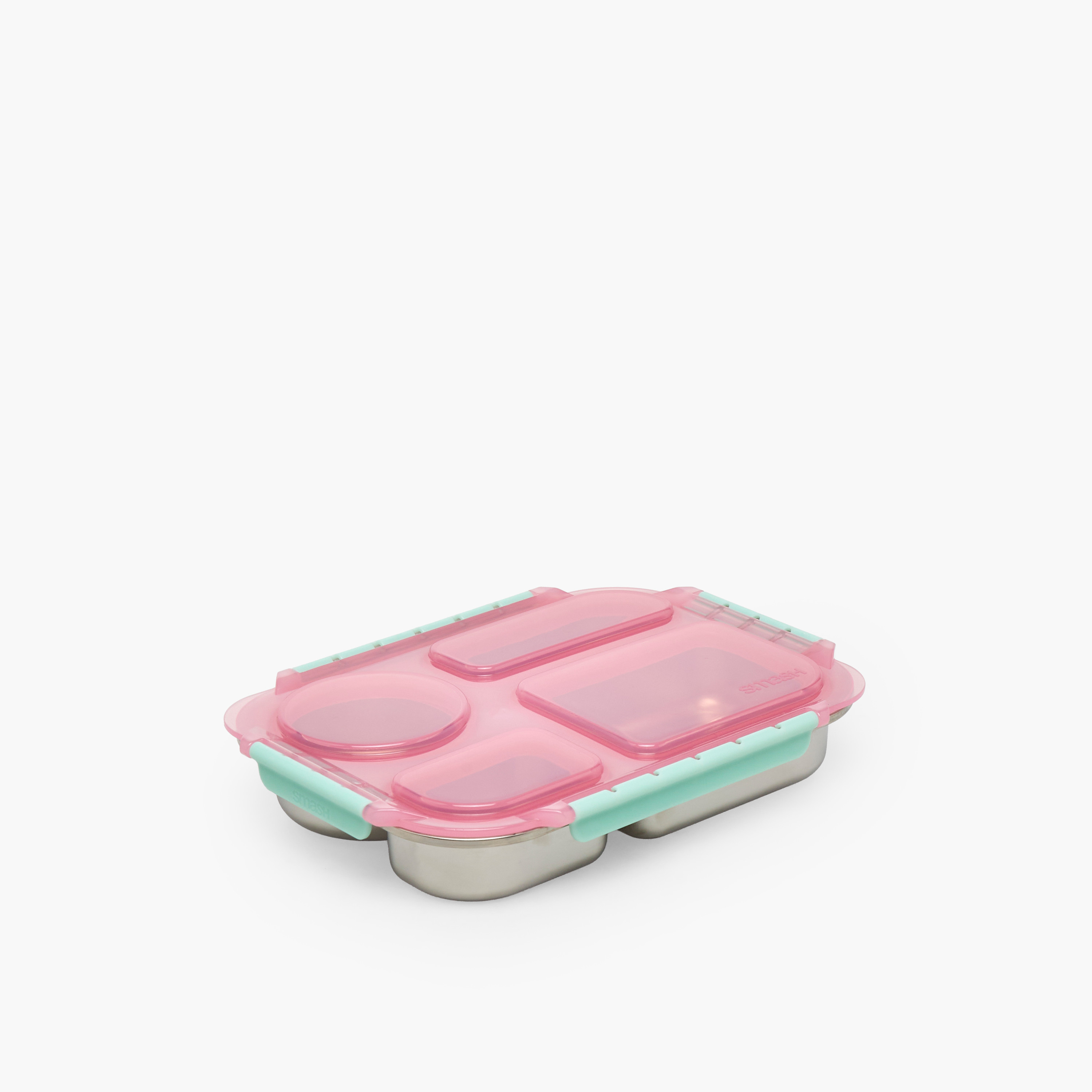 Smash Solid Bento Lunch Box for Kids with Clip Lock Closure-school-lunchessentials-lunchboxes-image-2
