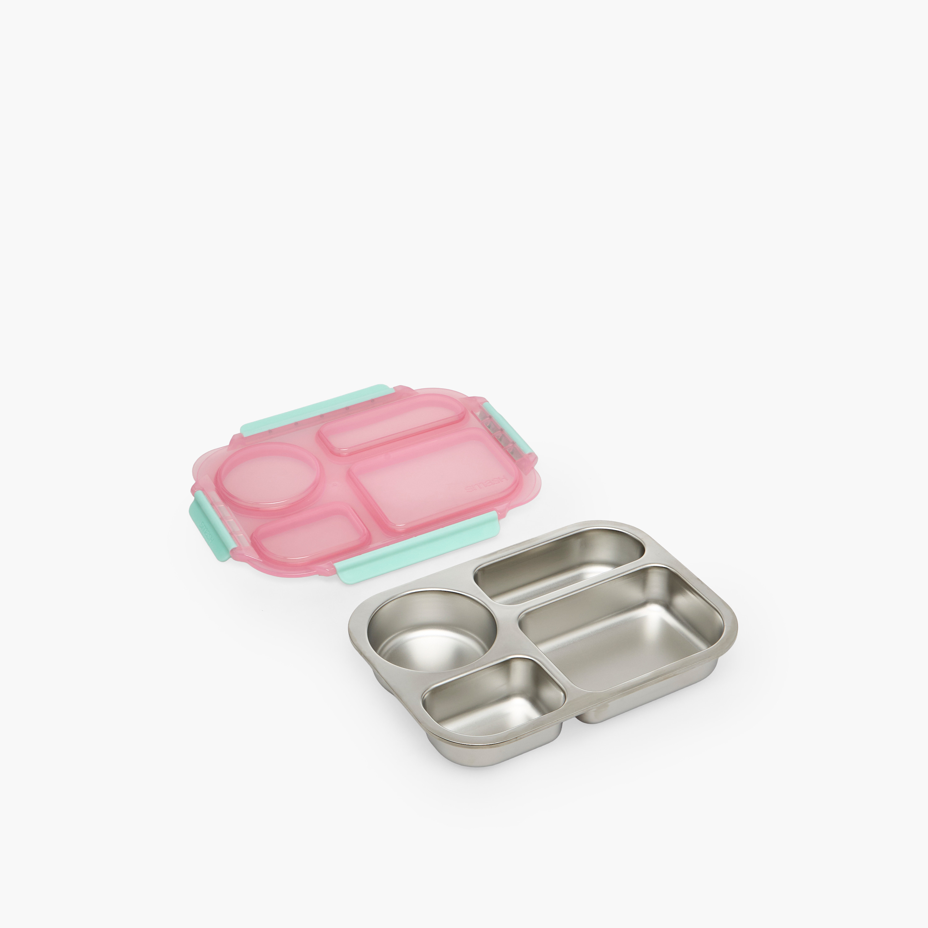 Smash Solid Bento Lunch Box for Kids with Clip Lock Closure-school-lunchessentials-lunchboxes-image-8